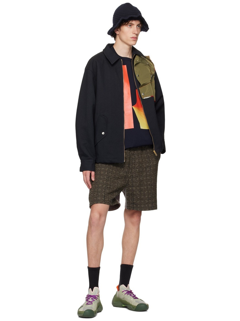 Kolor layered panelled shirt jacket outlook