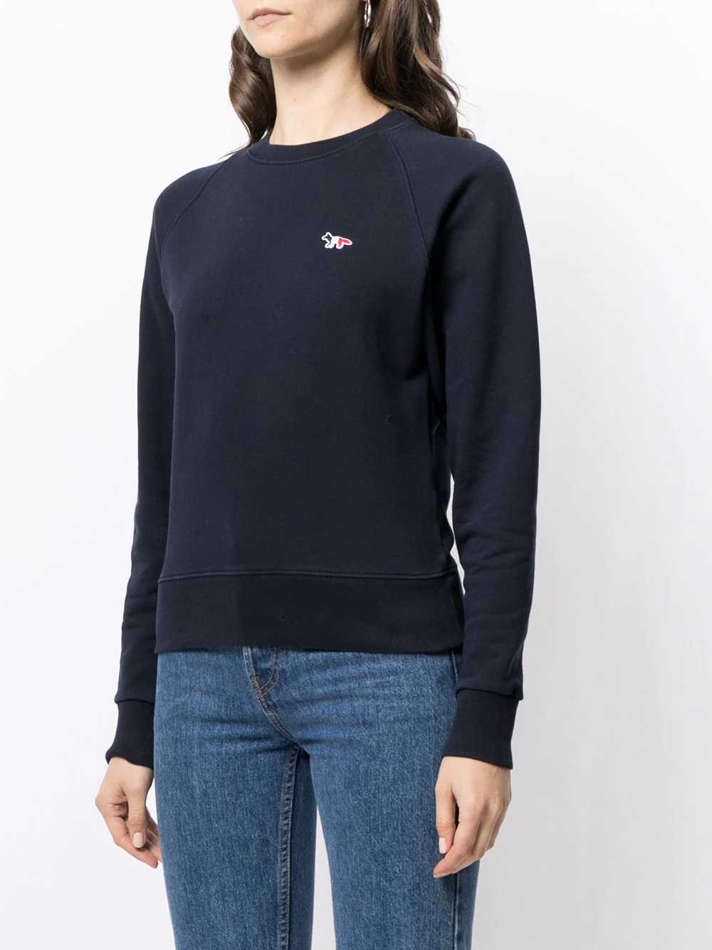 cotton logo-embroidered sweatshirt - 3