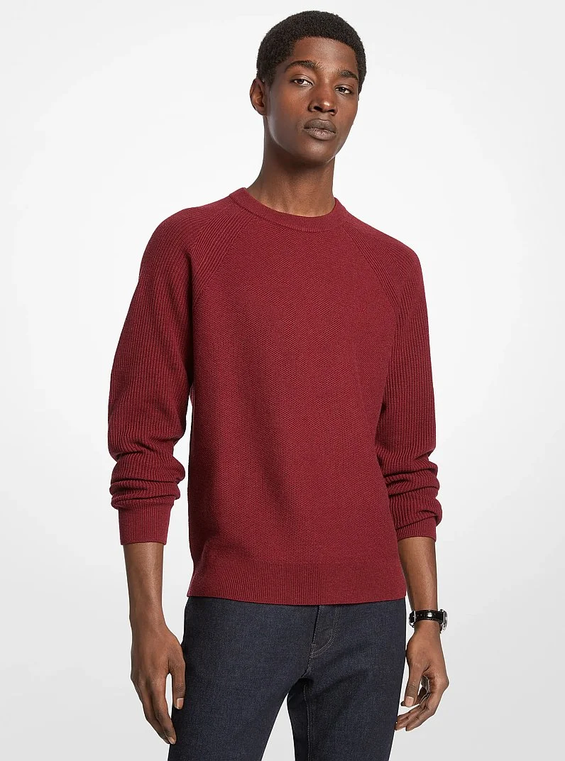 Wool Blend Crewneck Sweater - 1
