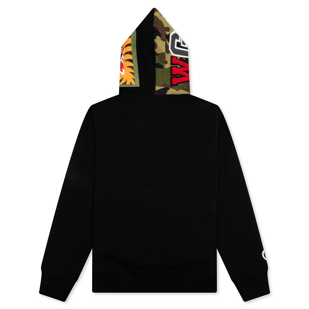 1ST SHARK FULL ZIP HOODIE - BLACK - 2