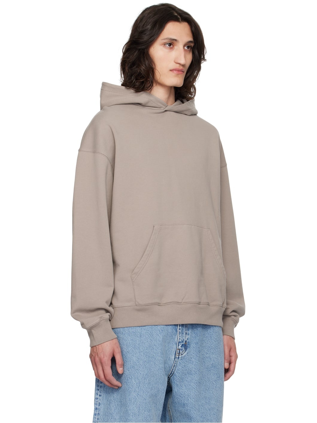 Taupe Drill Hoodie - 2