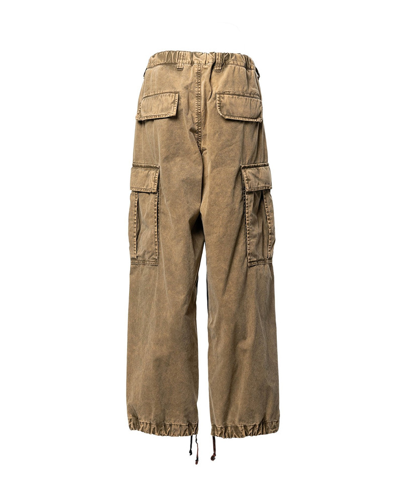 Front Back Combined Denim Pants 11