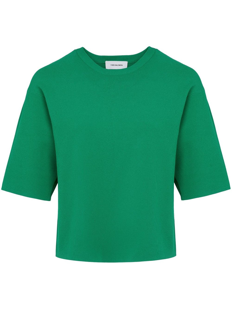 knitted cropped T-shirt 1
