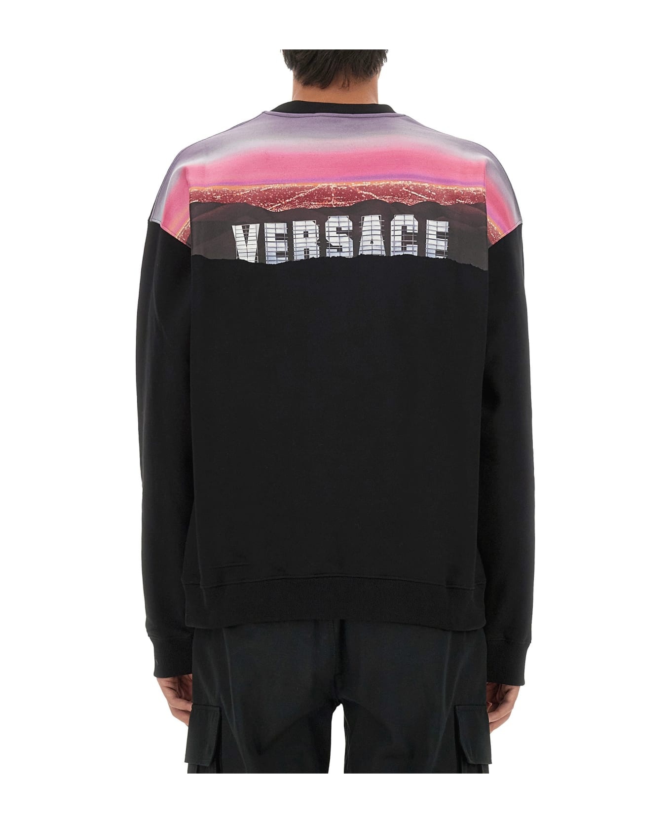 Printed Cotton Crew-neck Sweatshirt - 2