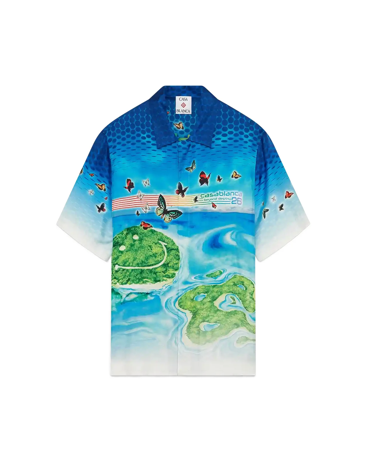 Beyond Destiny Short Sleeve Silk Shirt - 1