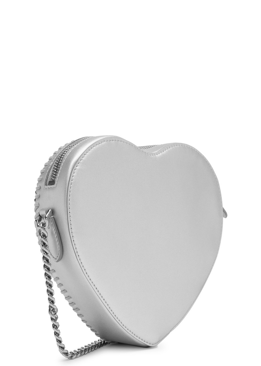 Stella Mccartney Falabella Heart Metallic Faux Leather Cross-body bag - 2