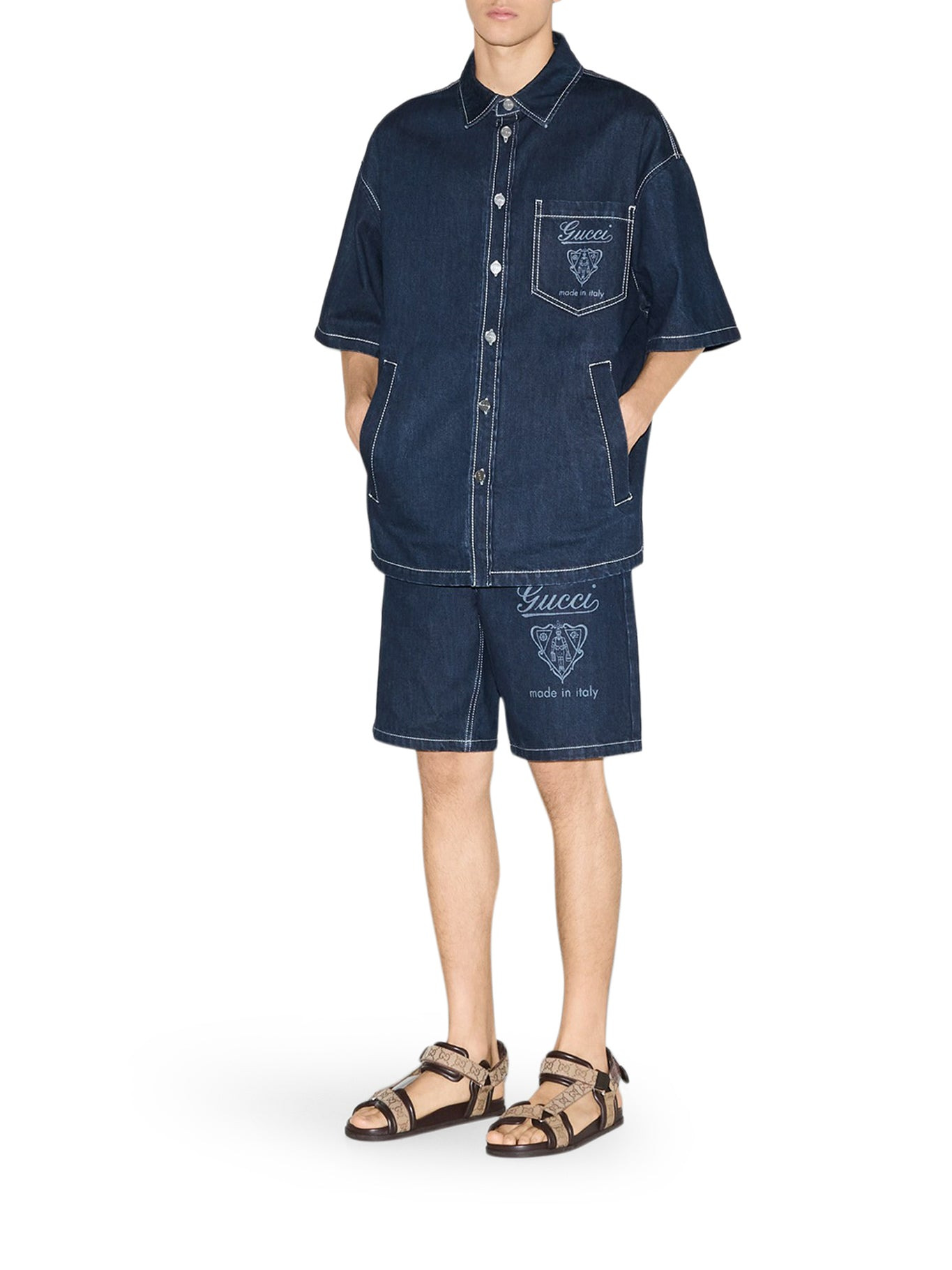 LASER DENIM SHIRT - 1