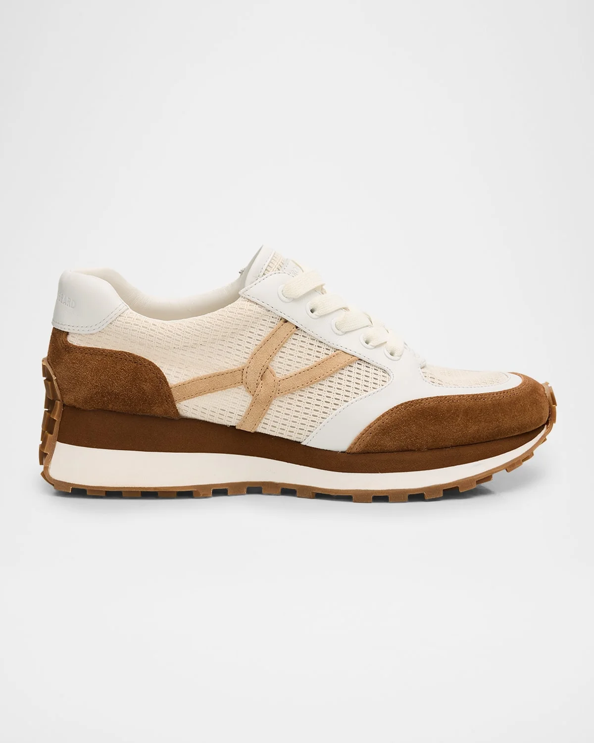 Men's Sparry Split Leather and Napa Low-Top Sneakers - 1