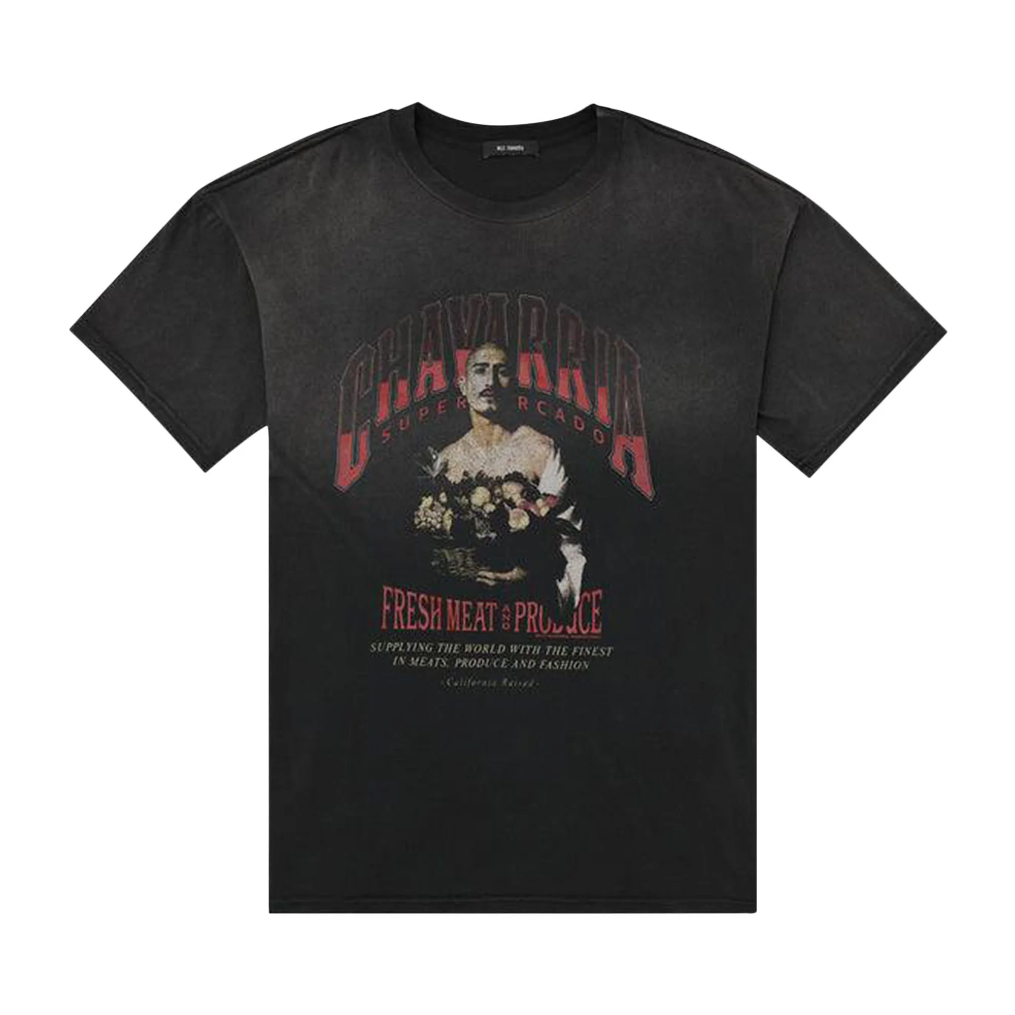 Willy Chavarria San Chachi Produce Easy Tee 'Black' - 1