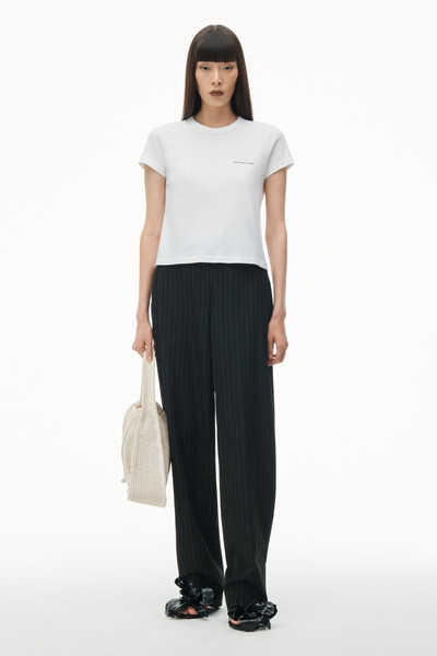 Alexander Wang SHRUNKEN TEE IN HIGH TWIST JERSEY outlook