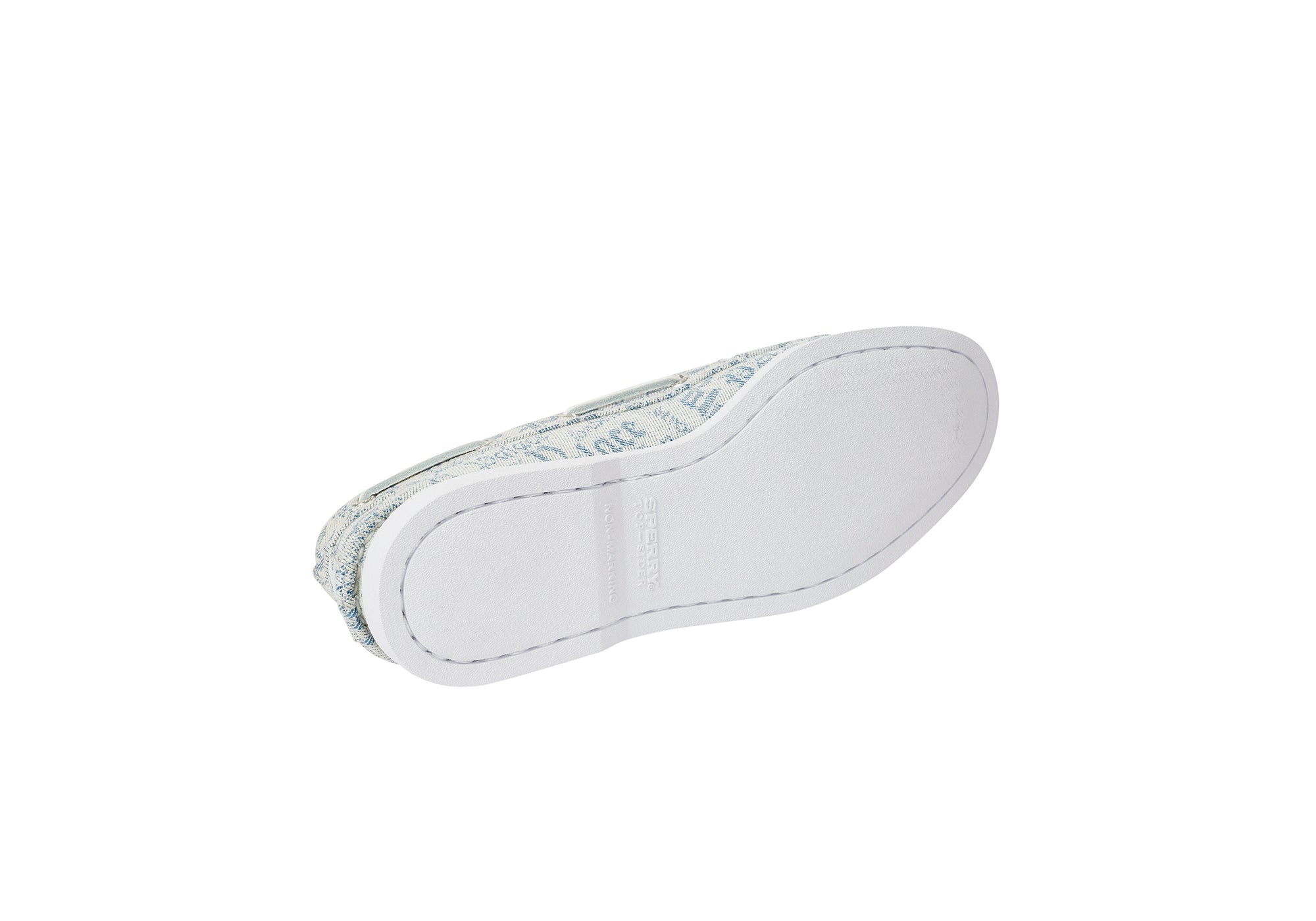 PALACE SPERRY CLOUD AUTHENTIC ORIGINAL 3 EYE DENIM BOATSHOE WHITE - 5