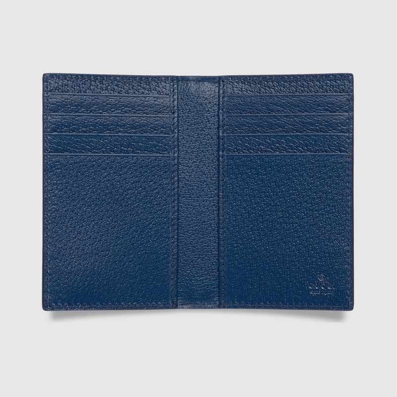 GUCCI Long card case with GG detail outlook