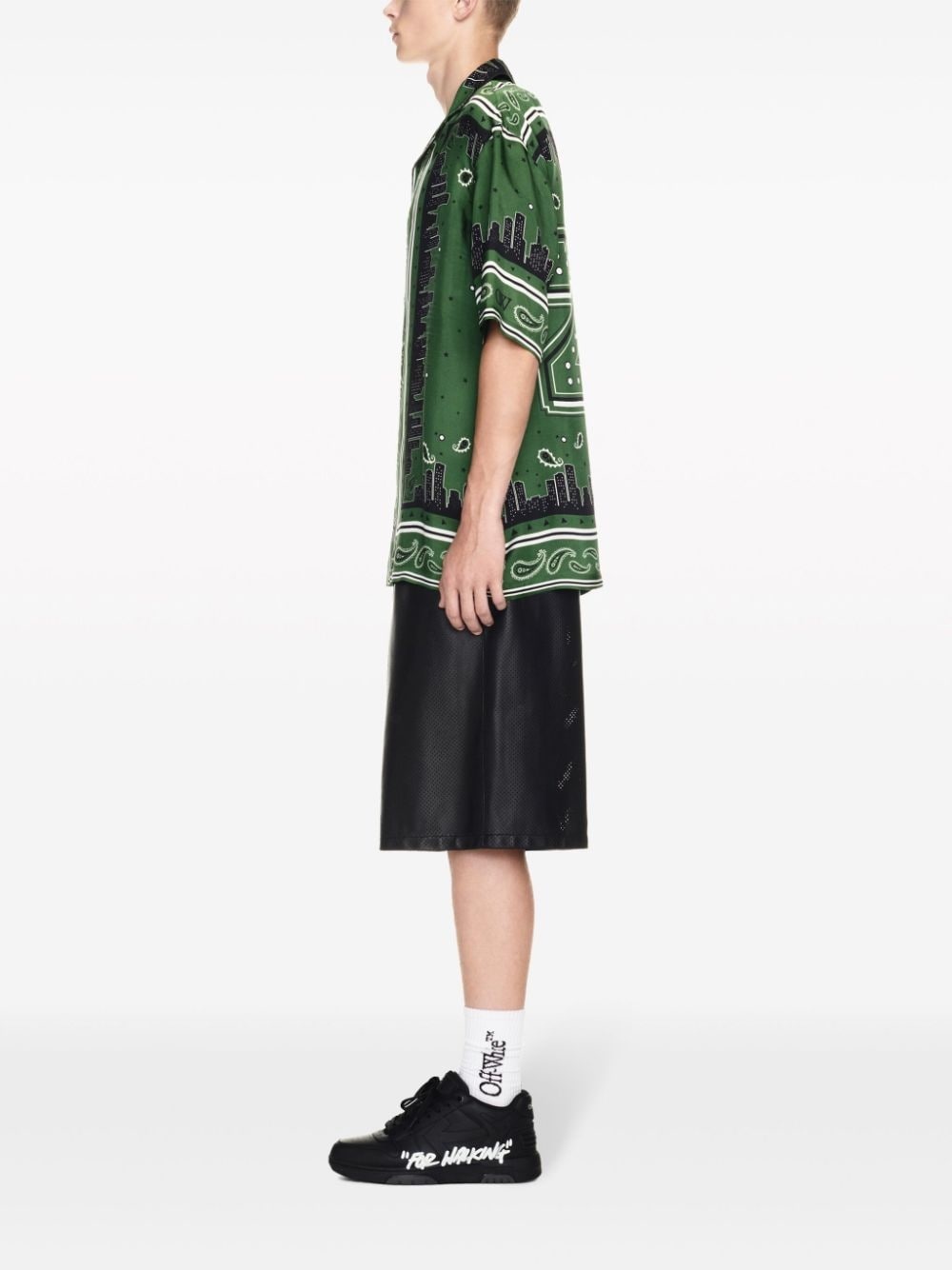 Bowlling Bandana-print short-sleeve shirt - 3