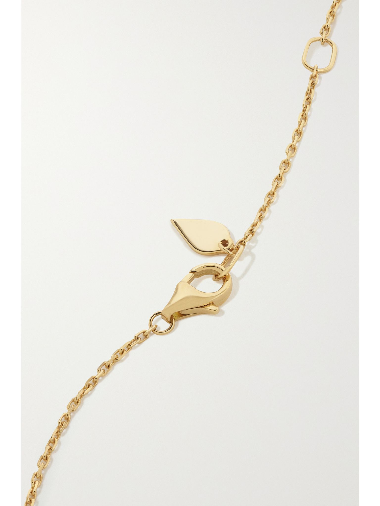Sunlight rose gold, emerald and diamond necklace Gold - 3