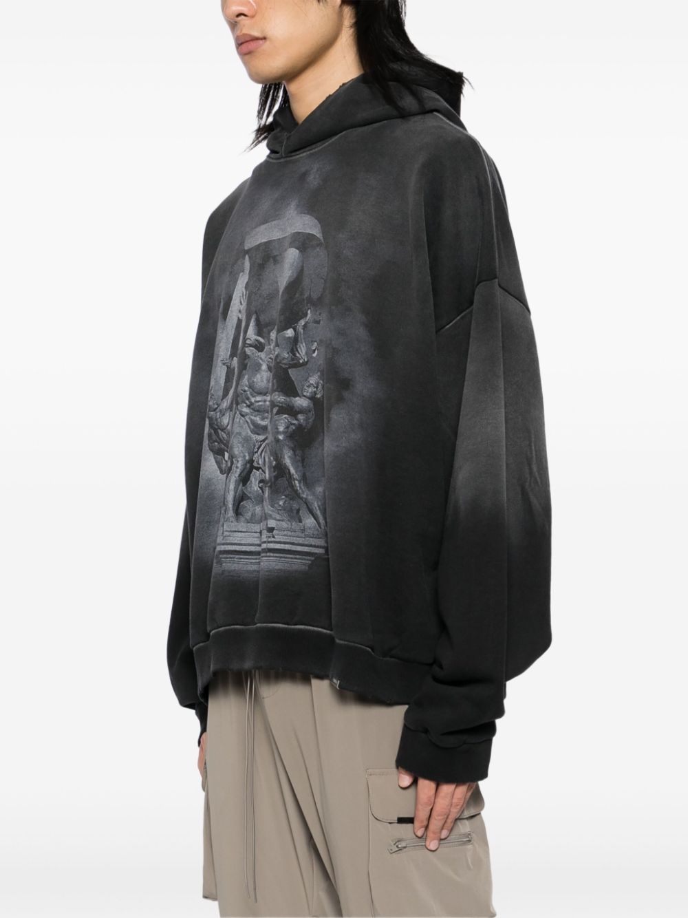 graphic-printed hoodie - 3