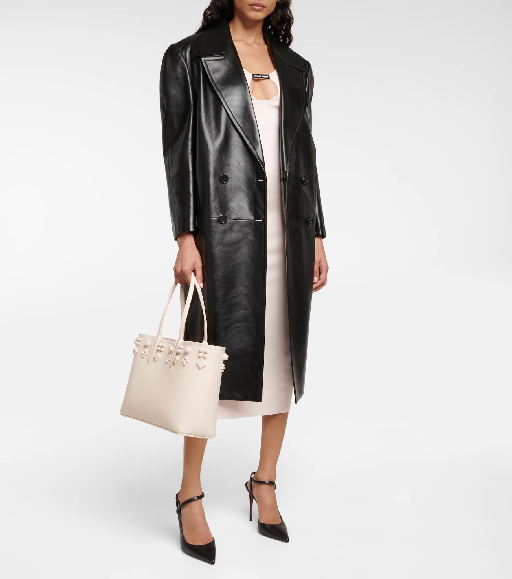 Cabata Small leather tote bag - 5