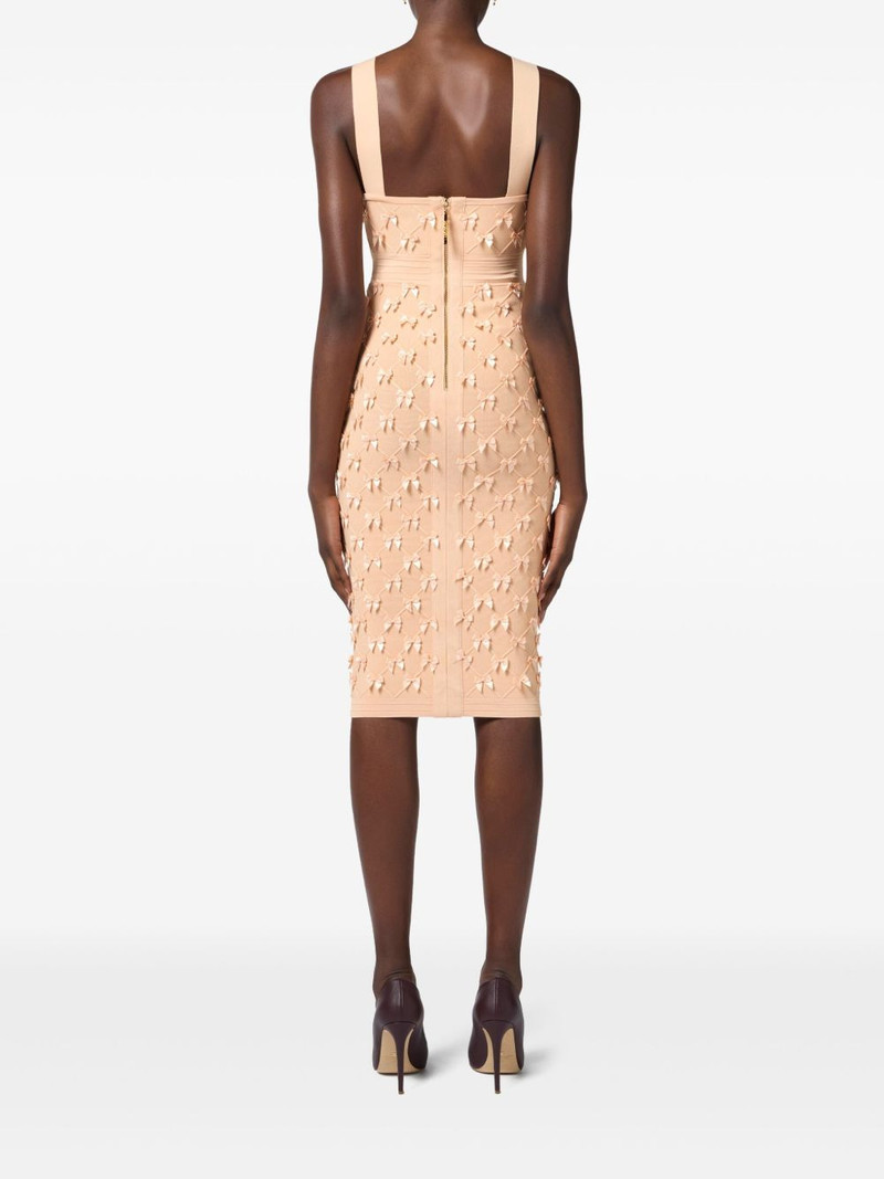 bow-embellished midi dress 3