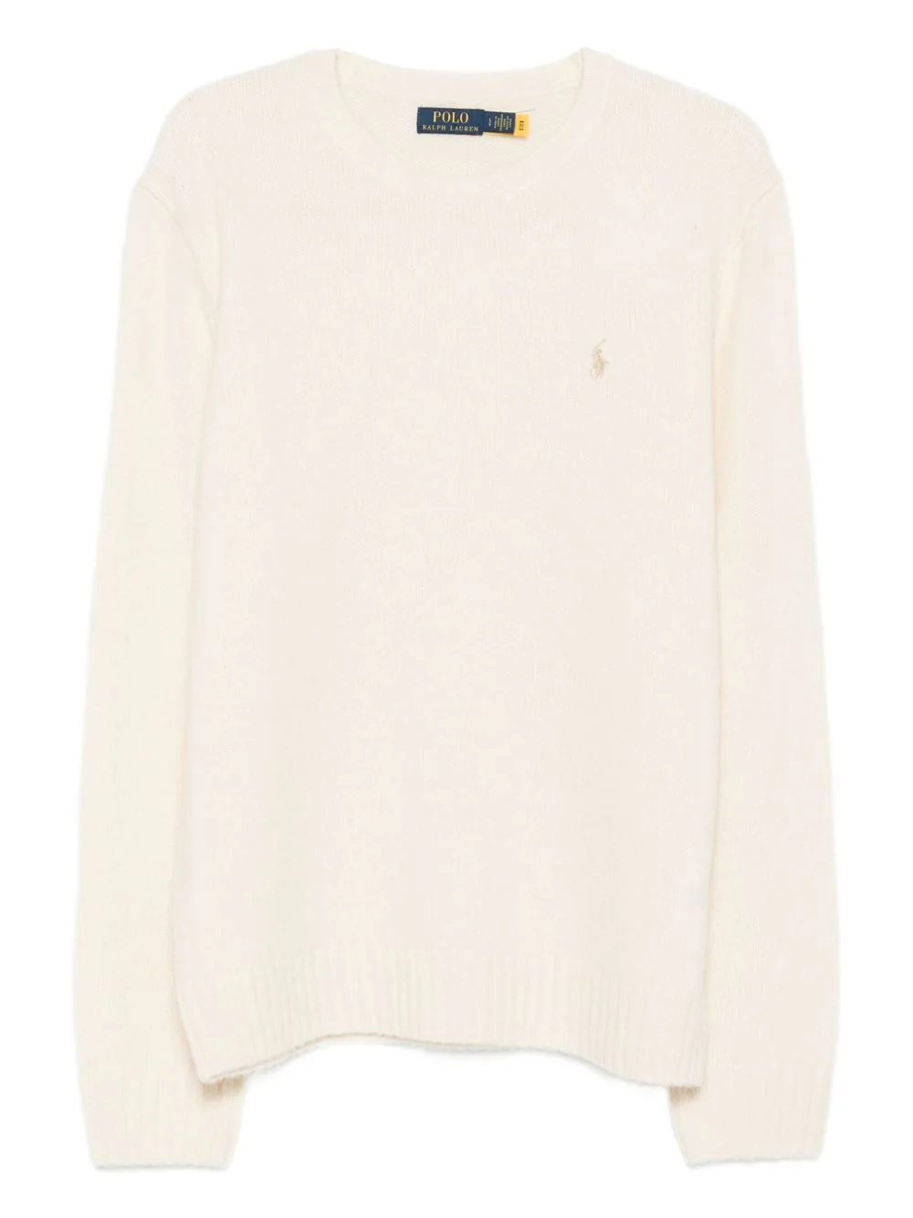 logo-embroidered crew-neck sweater - 1