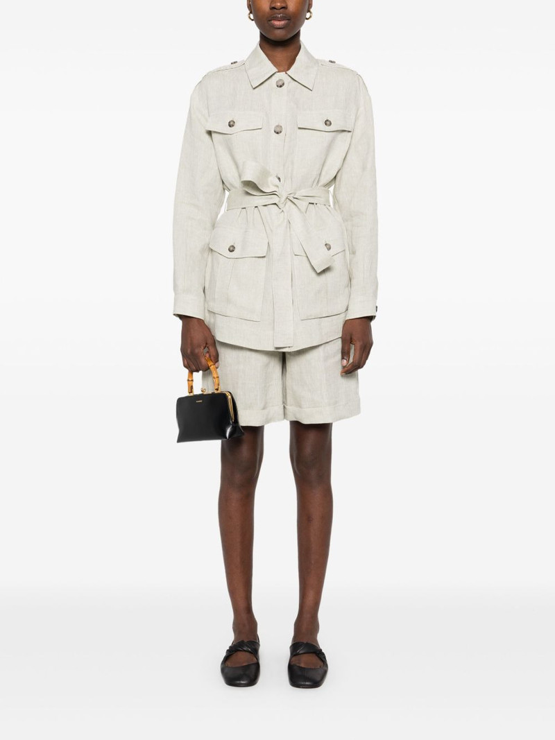 PESERICO belted jacket outlook