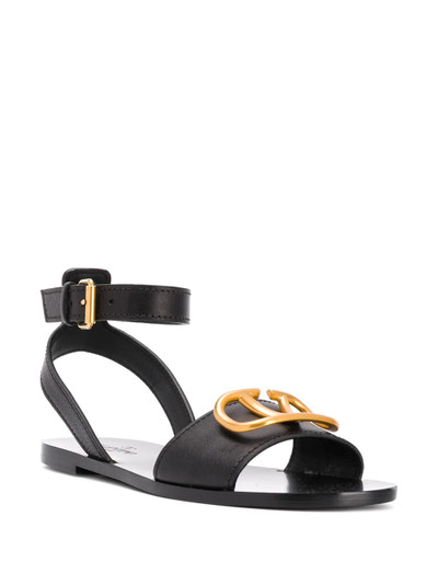 Valentino VLOGO plaque sandals outlook