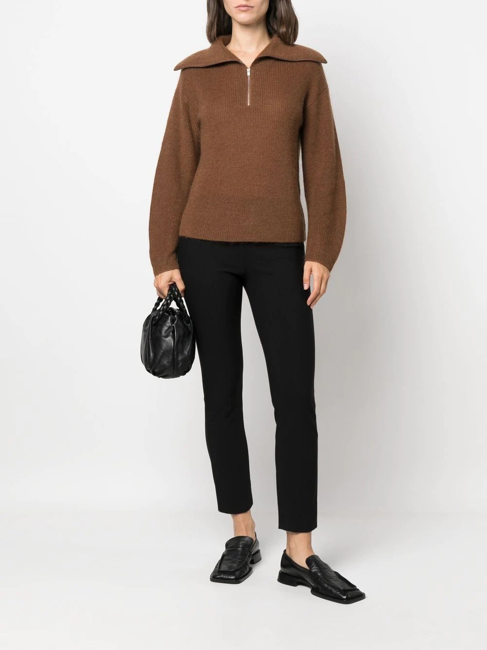 half-zip pullover jumper - 2