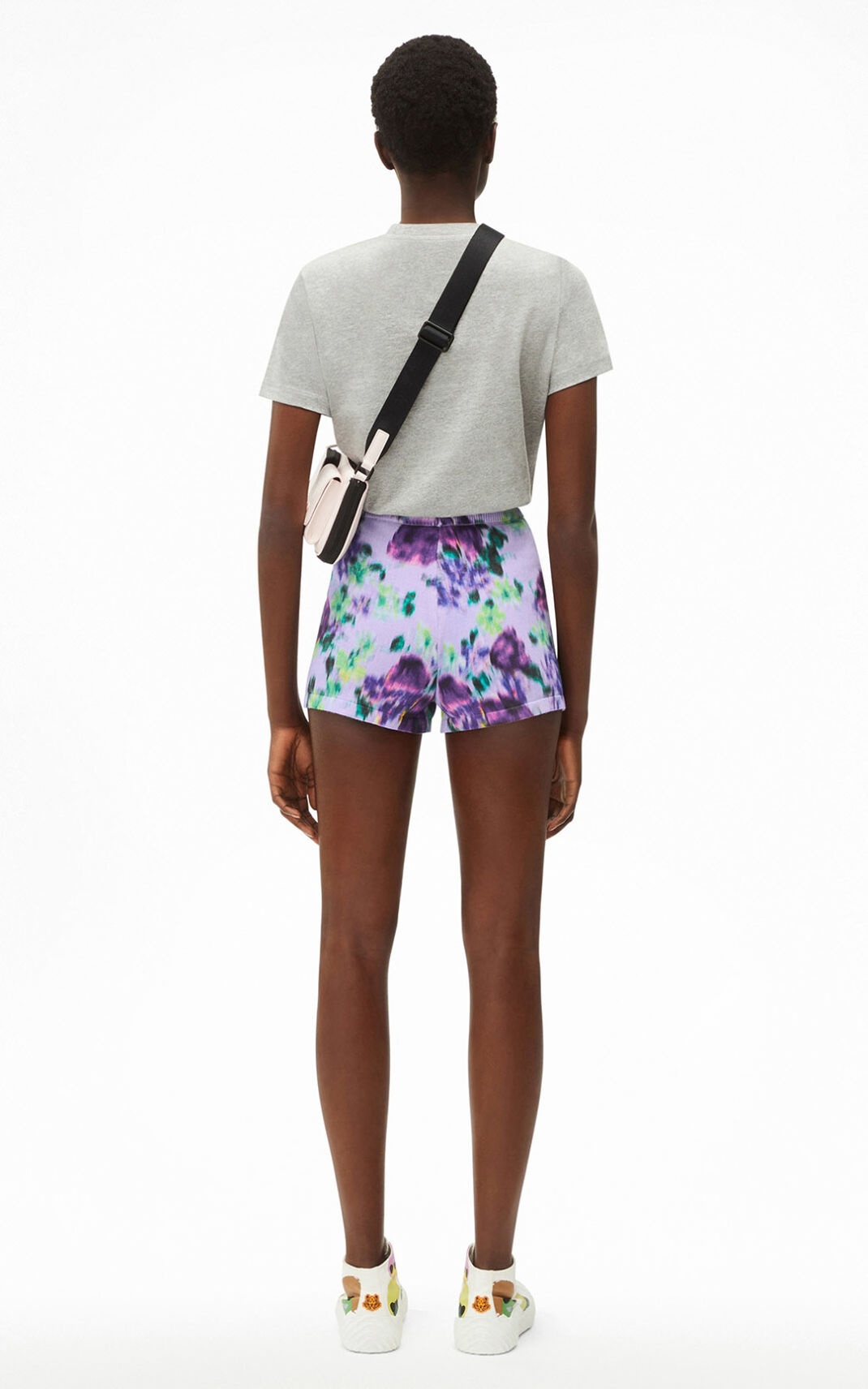 'Blurred Flowers' mini shorts - 3