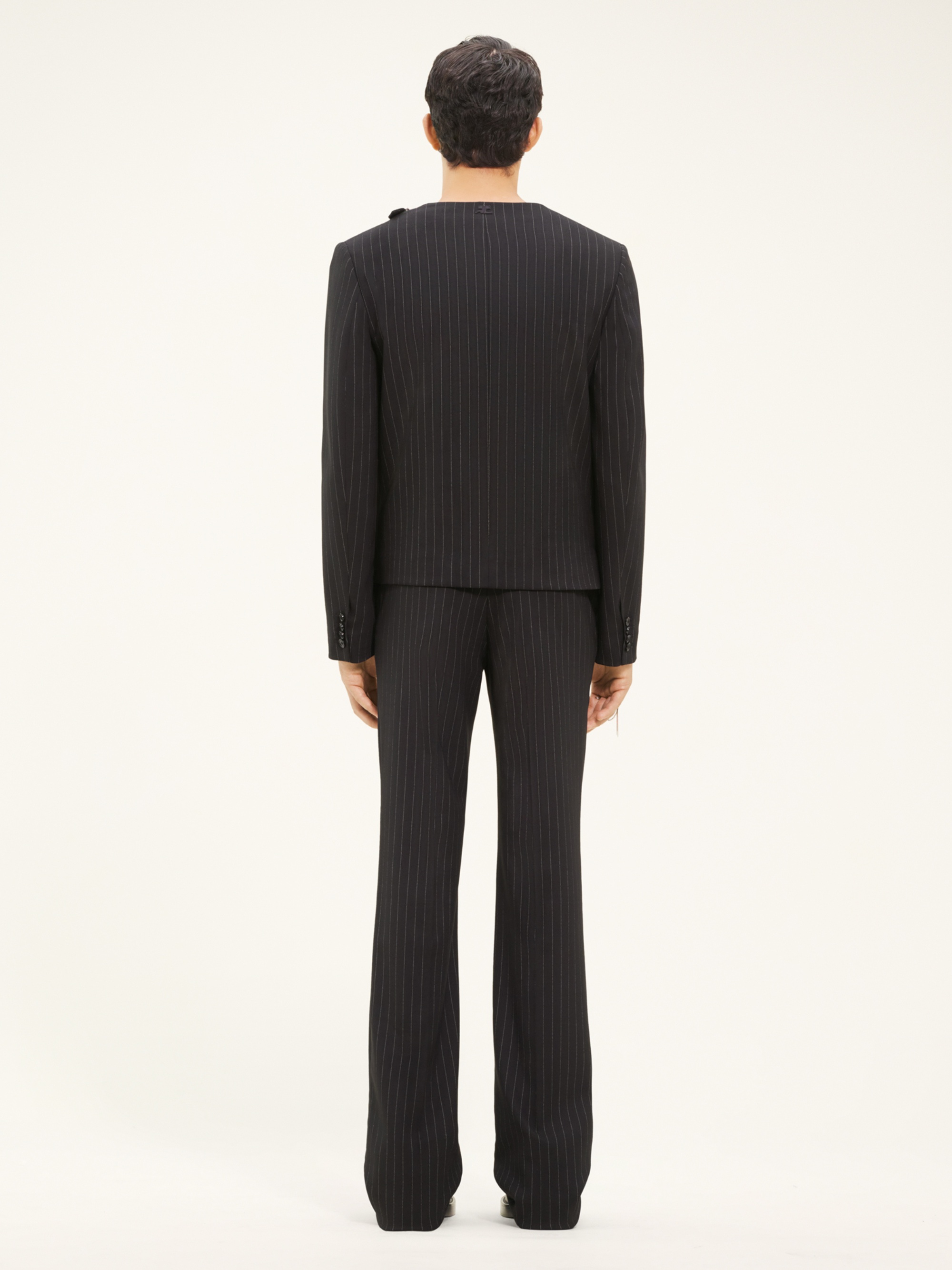 HERITAGE PINSTRIPES BOOTCUT PANTS - 4