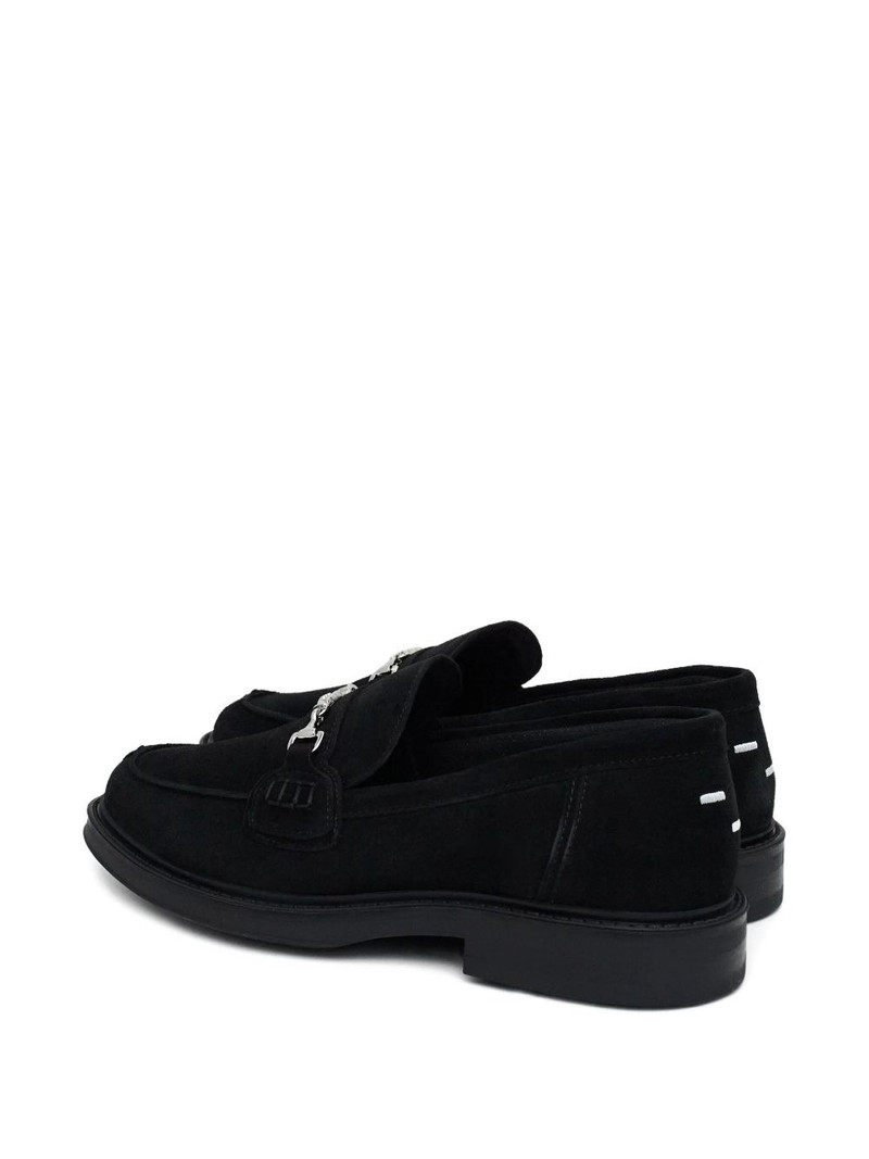 rounded toe suede loafers 4