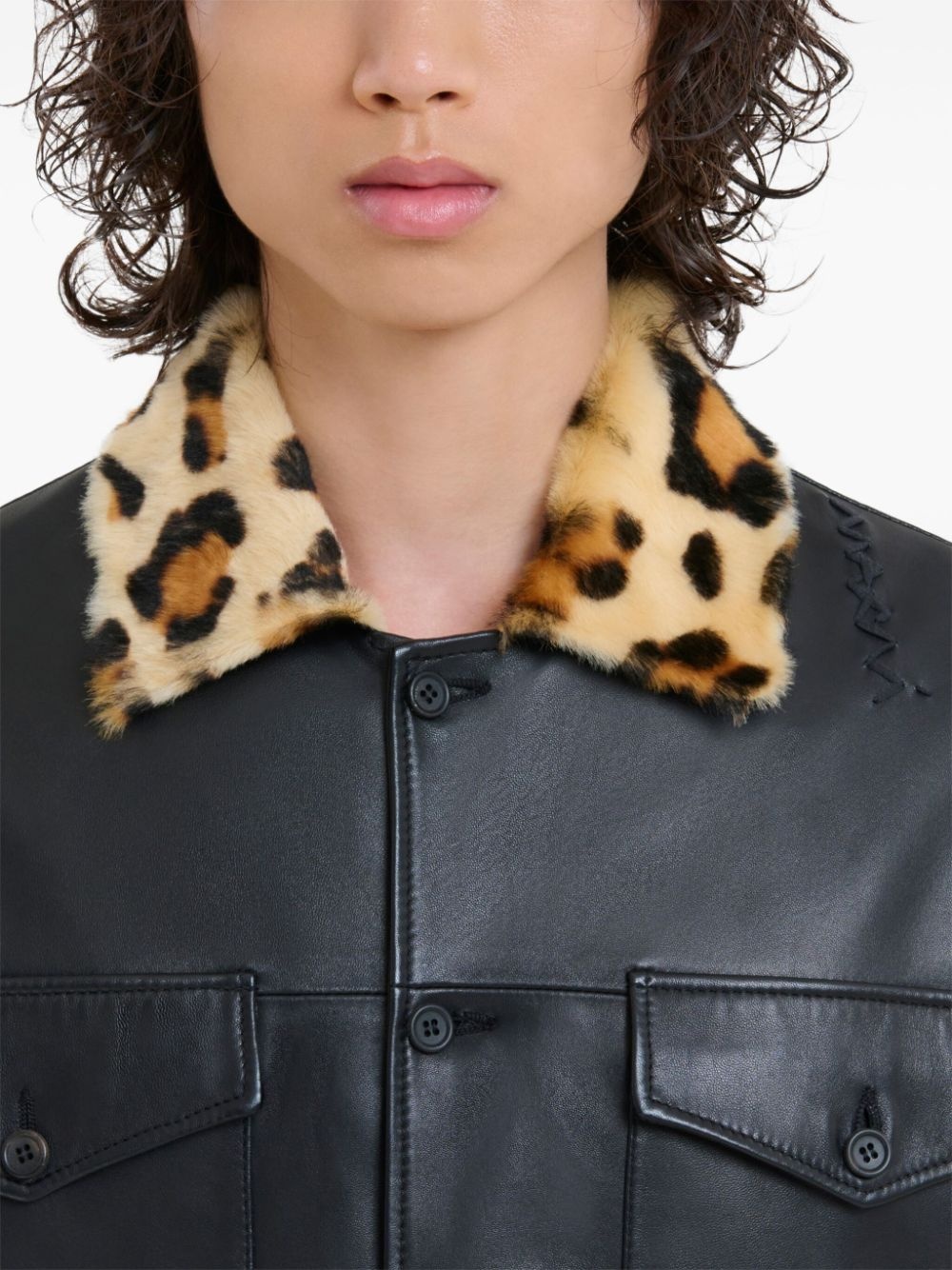 leather shirt - 5