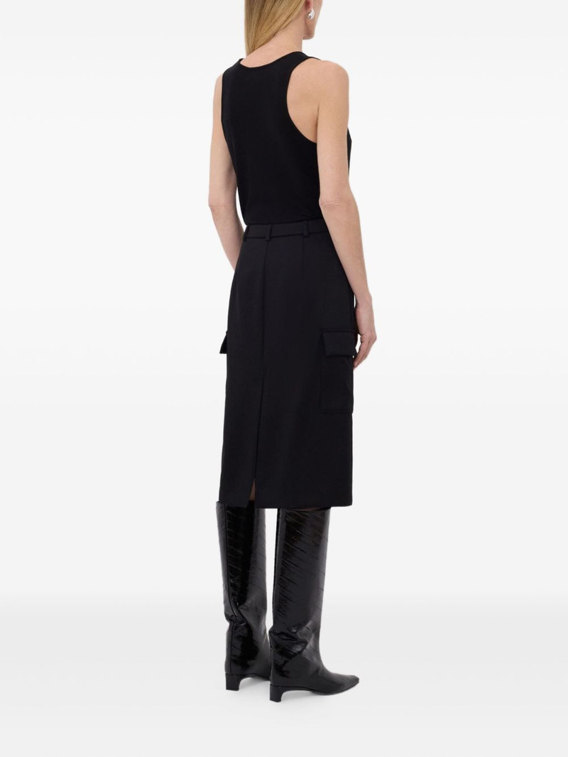JASPER cargo-pockets pencil midi skirt 4