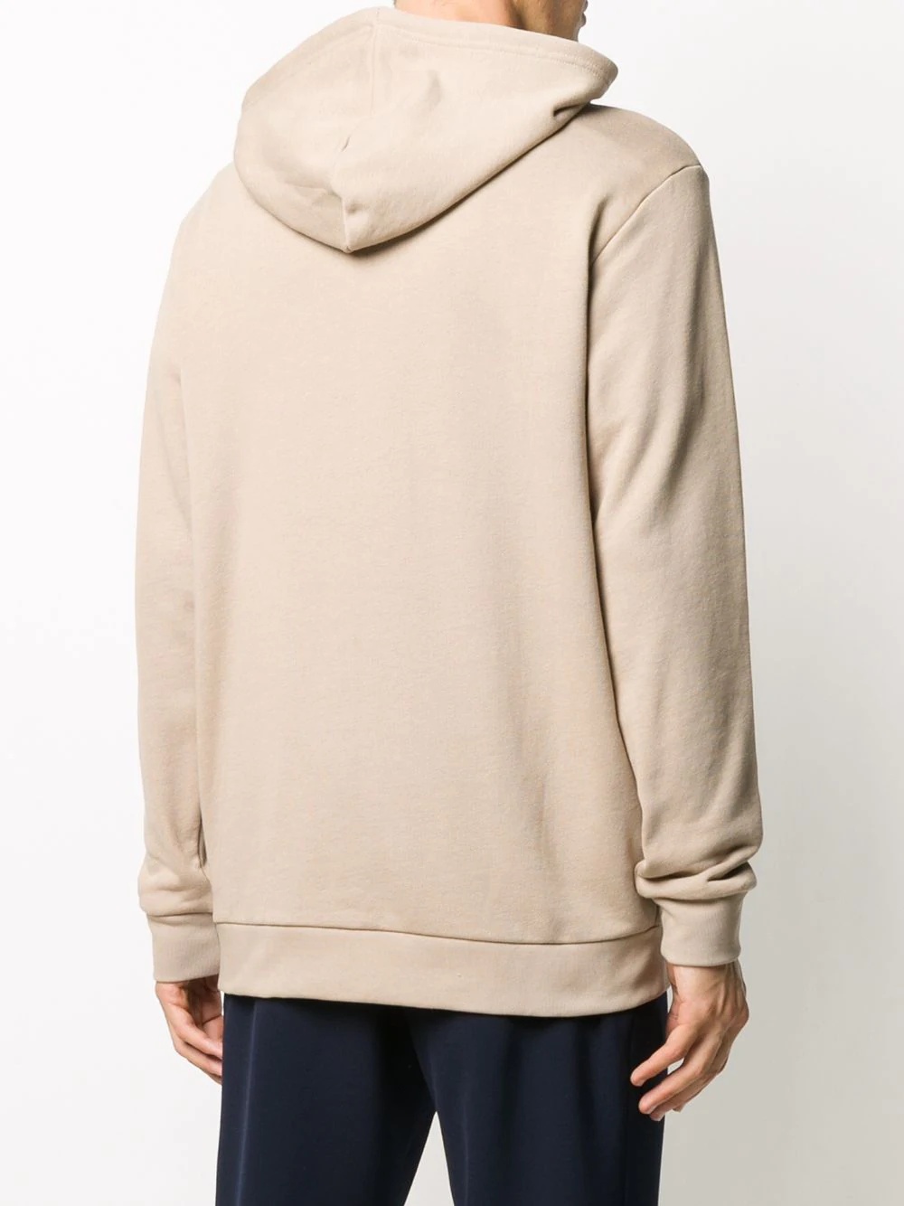 beige logo hoodie - 4