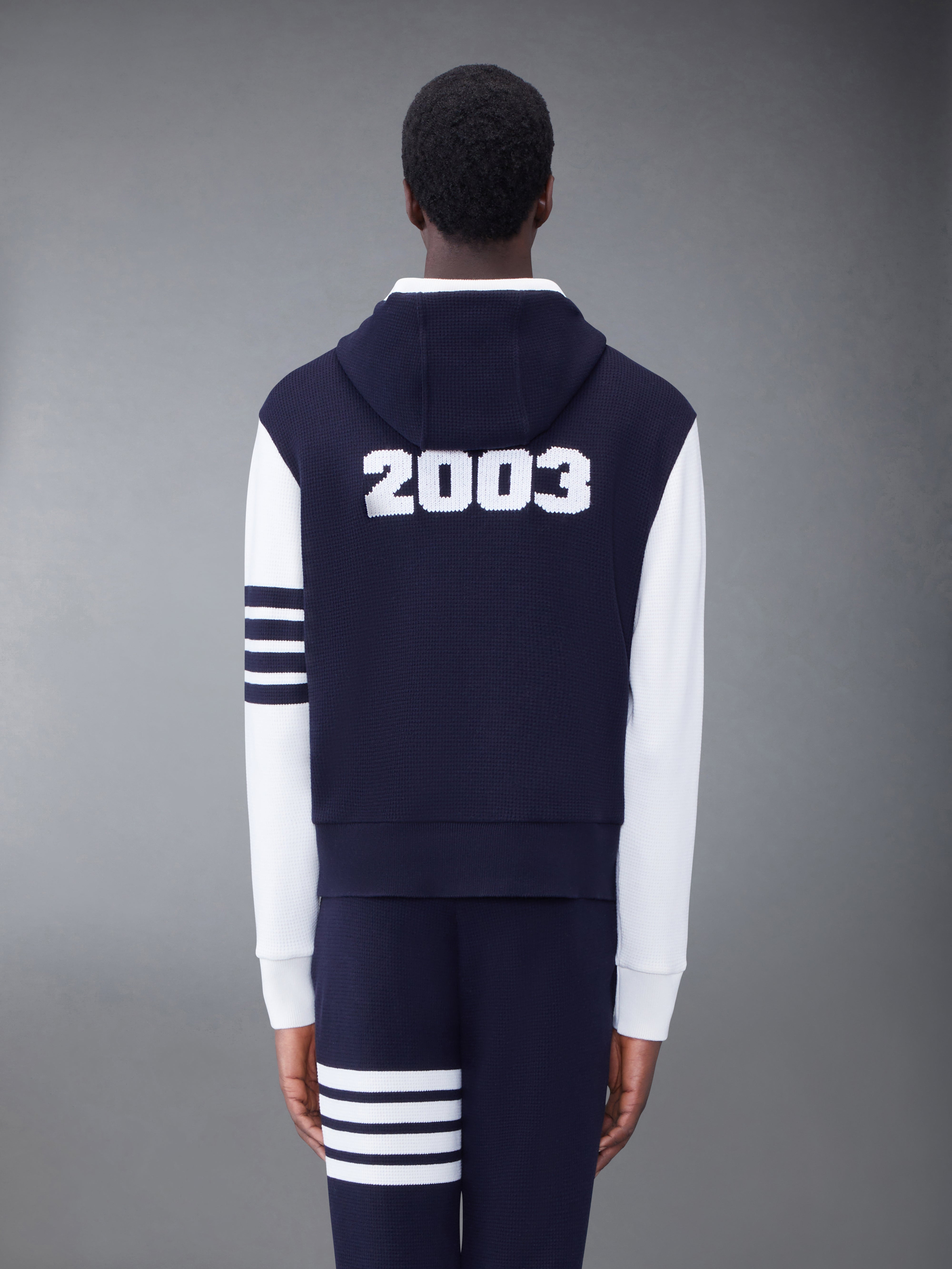 CASHMERE WAFFLE 2003 4-BAR HOODIE - 2