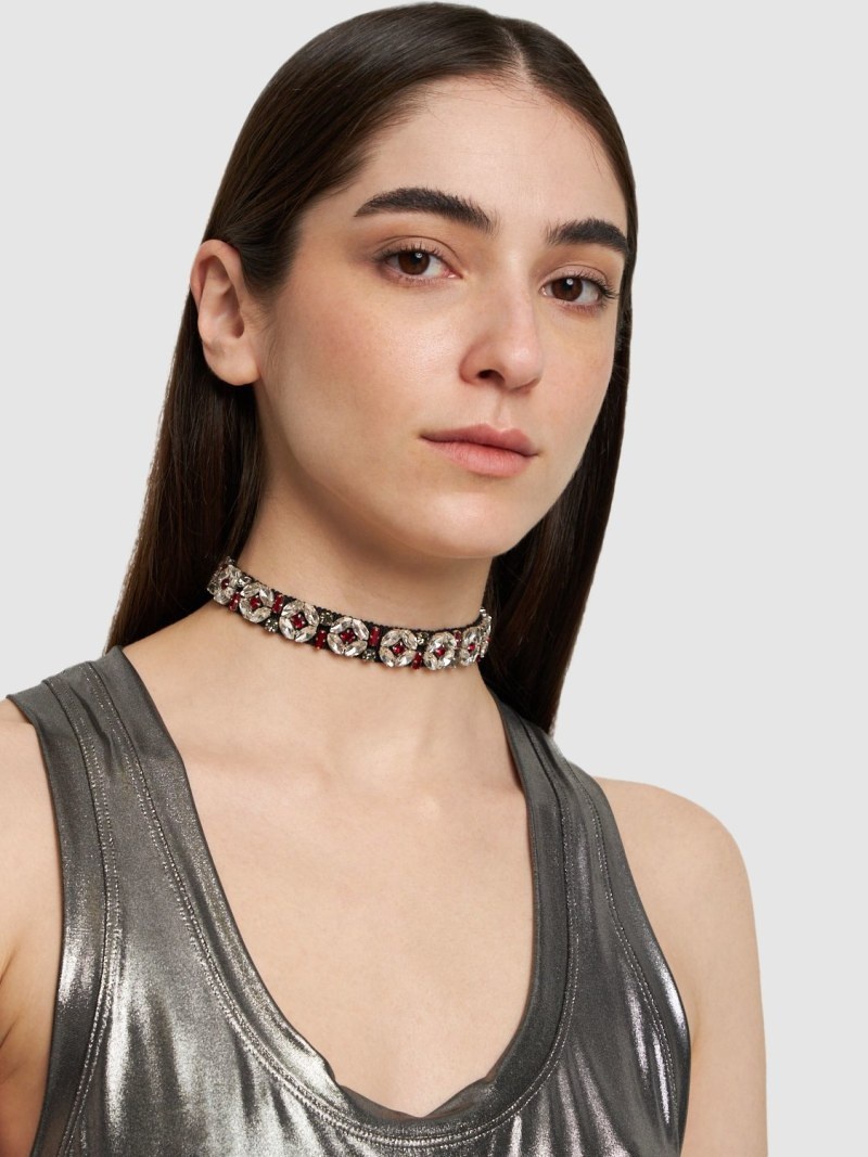 Crystal strass choker - 2