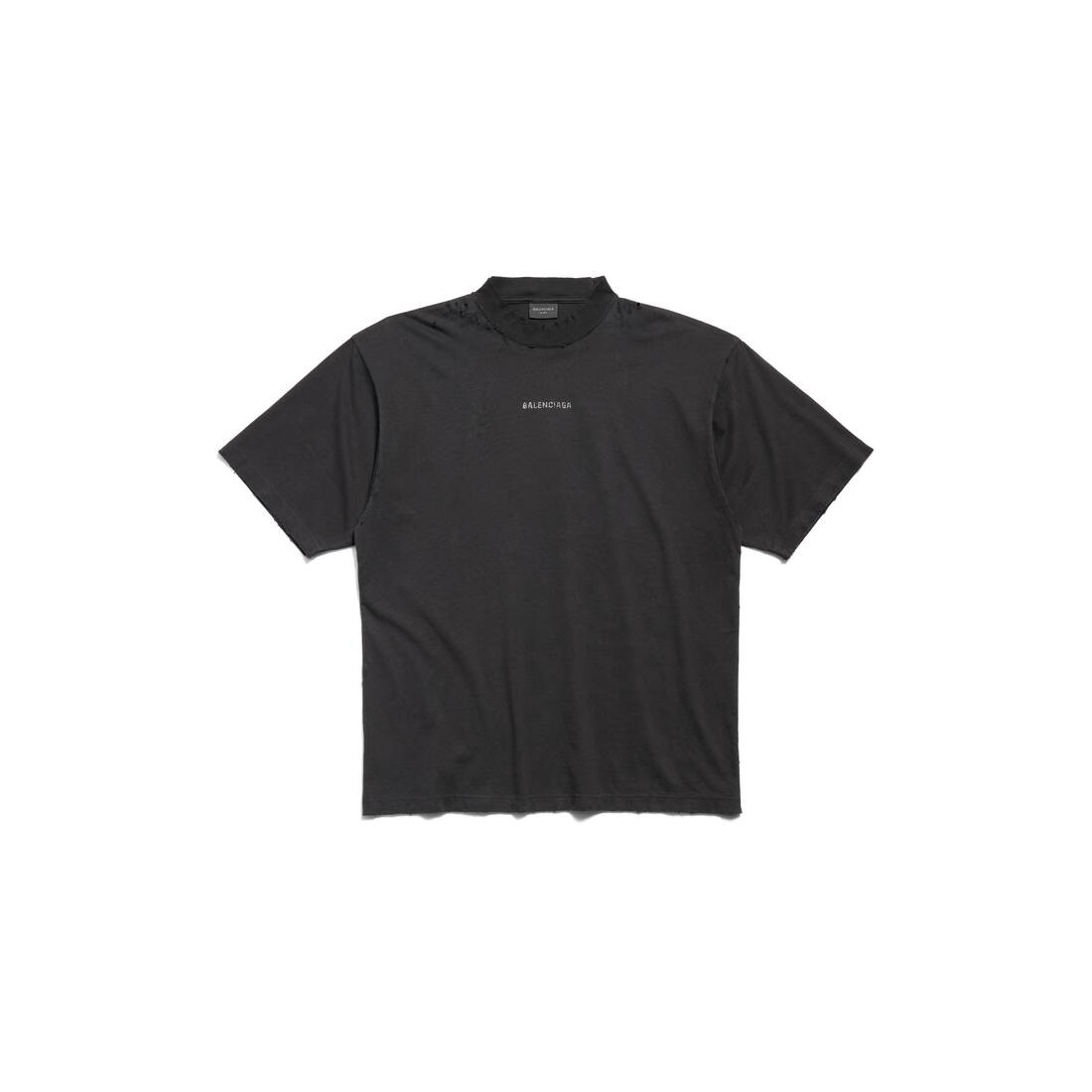 Balenciaga Back T-shirt Medium Fit in Black - 1
