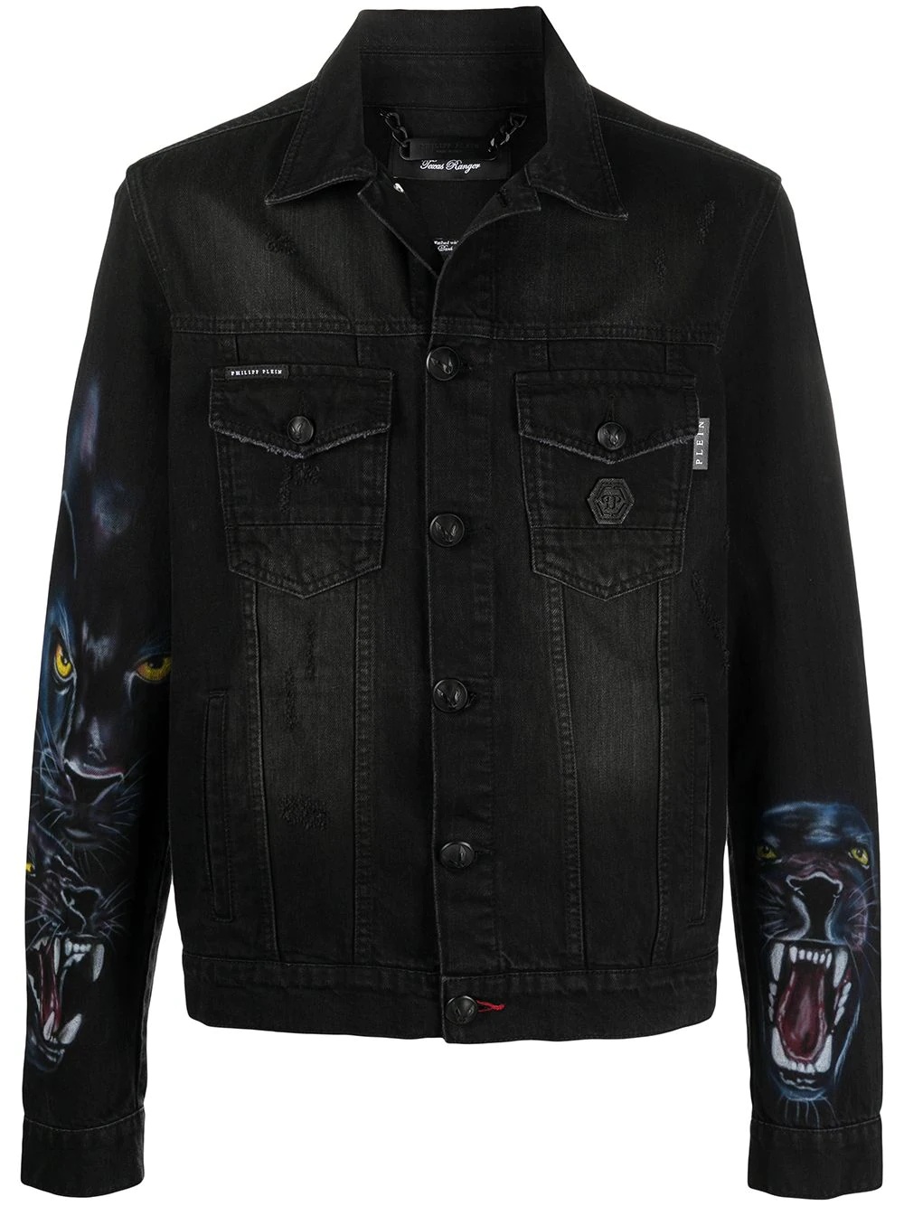 Panther denim jacket - 1