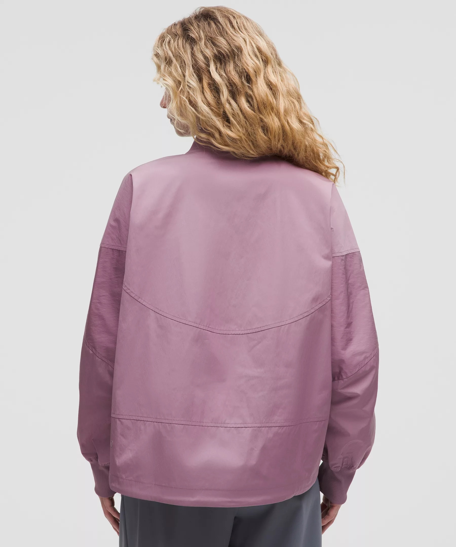 Lightweight Hem-Cinch Bomber Jacket - 3