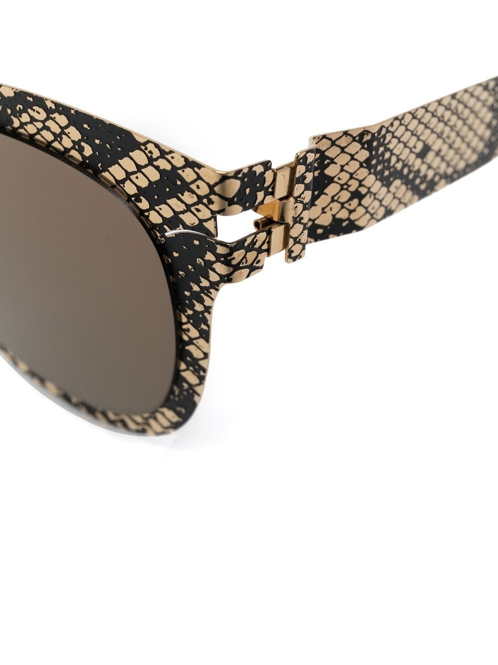 python-print wayfarer-frame sunglasses - 3