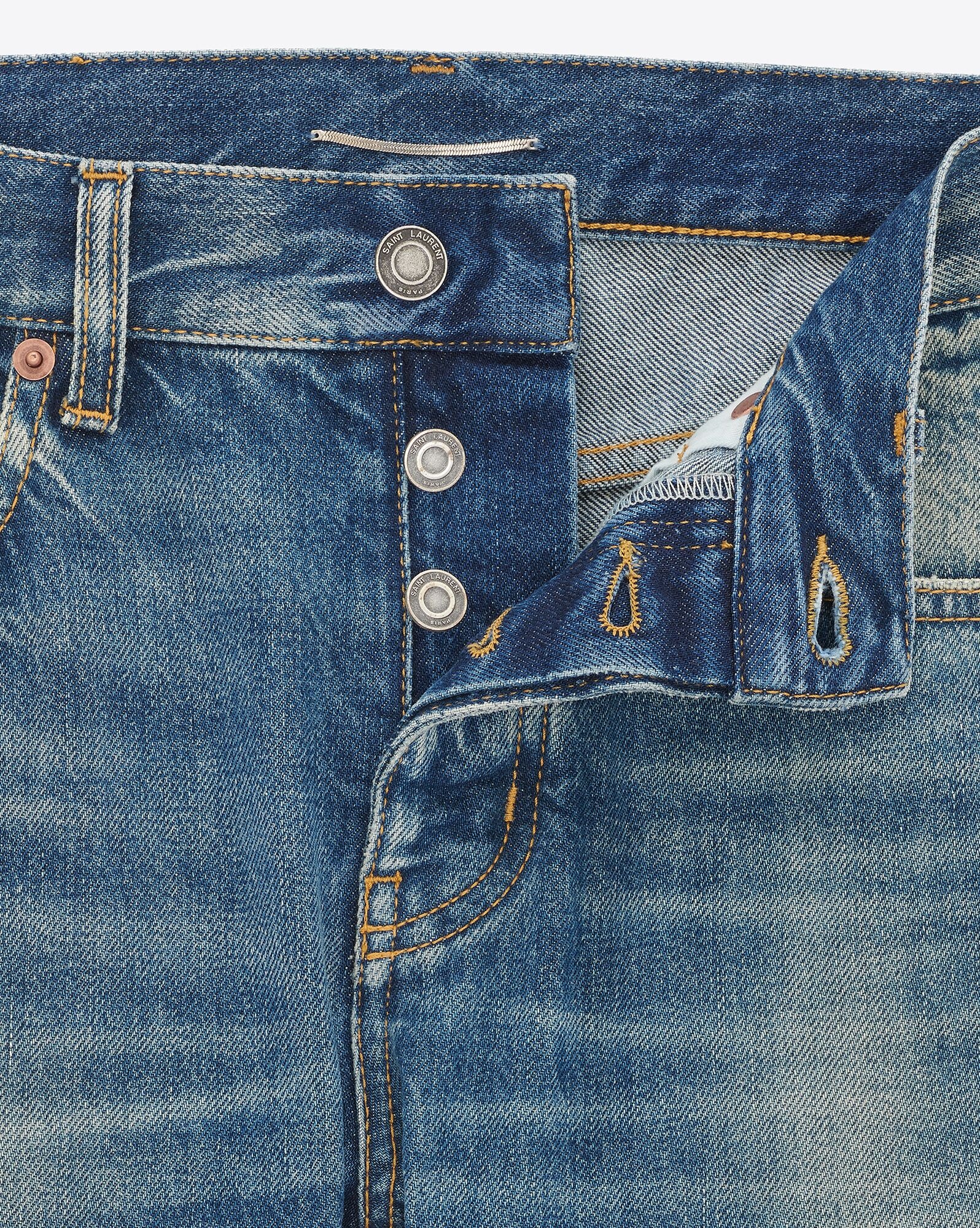 slim-fit jeans in deauville beach blue denim - 3