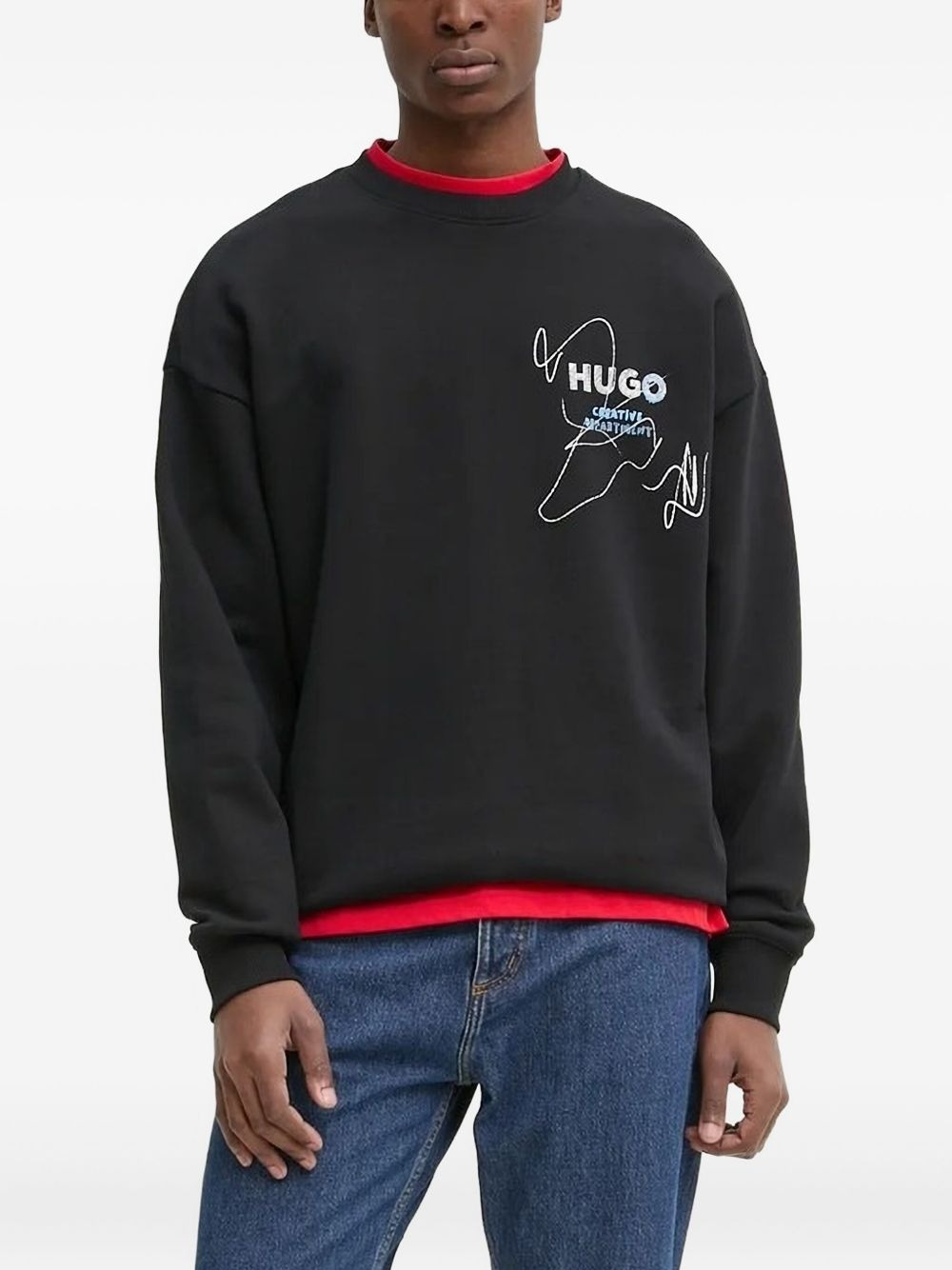graphic-print sweatshirt - 1