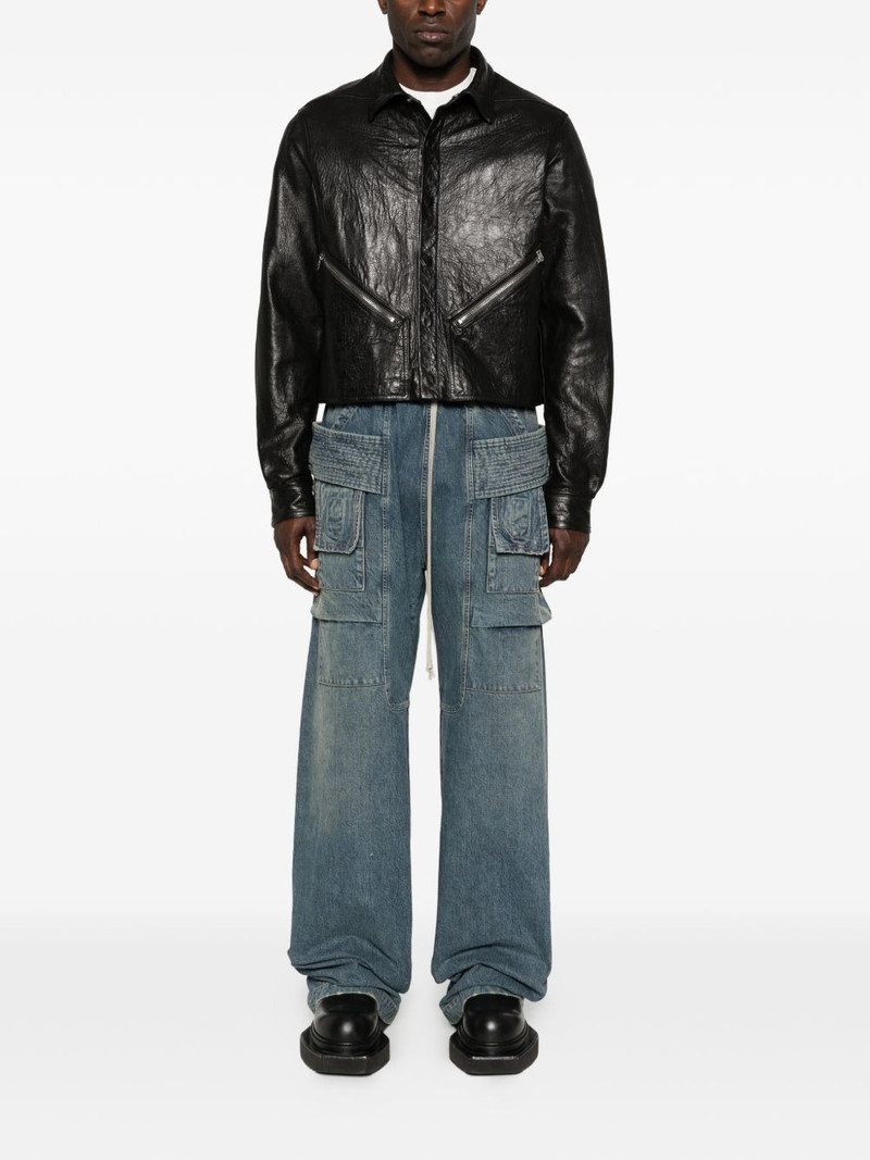 Rick Owens DRKSHDW drawstring cargo pants outlook