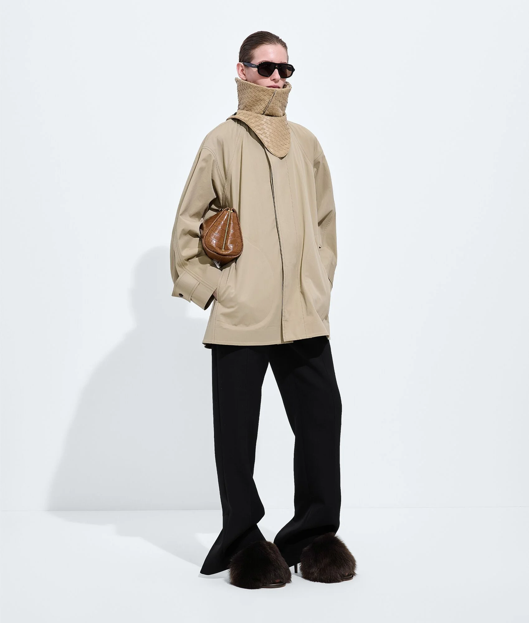 Cotton Trench Coat - 1