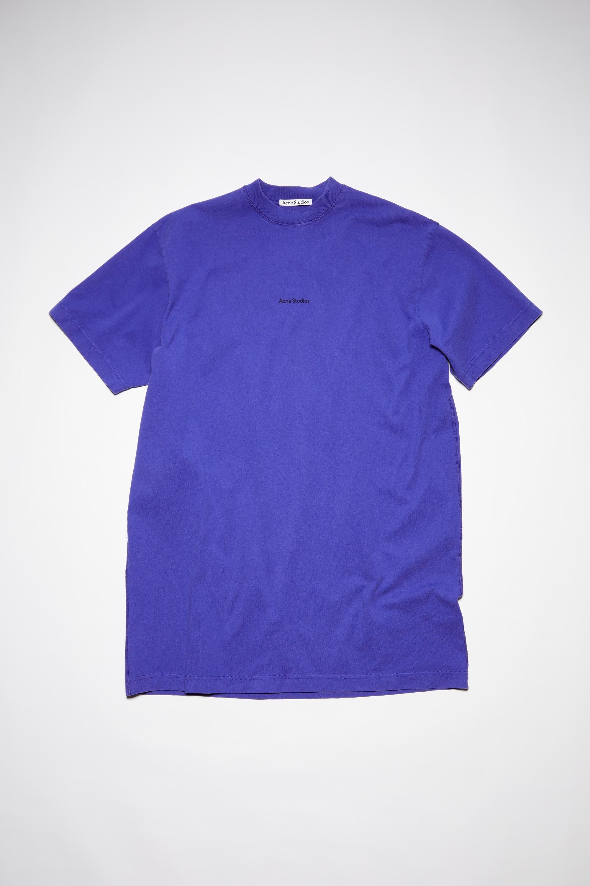 Logo t-shirt dress - Sea Blue - 1