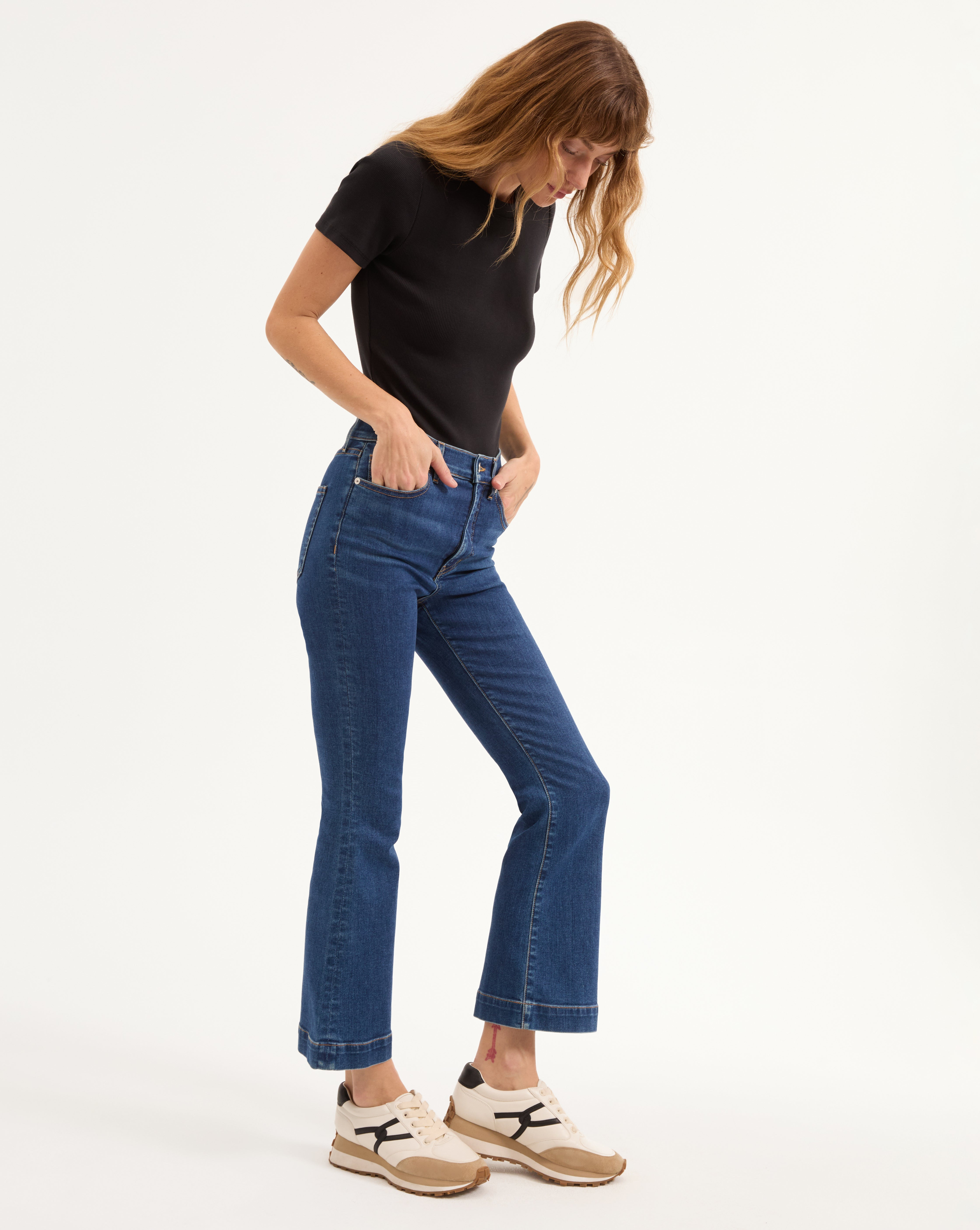CARSON KICK-FLARE JEAN - 4