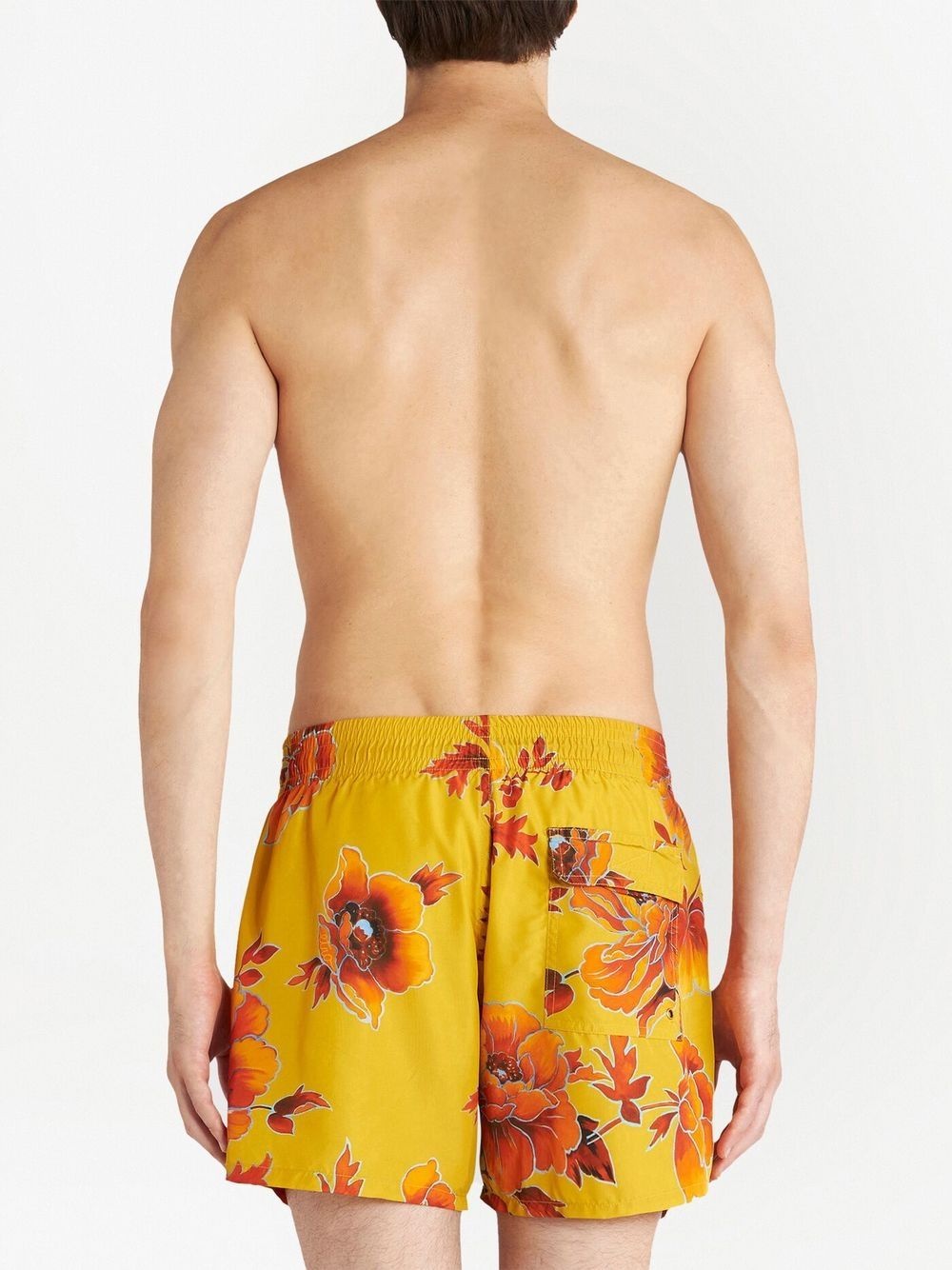 floral-print swim shorts - 4