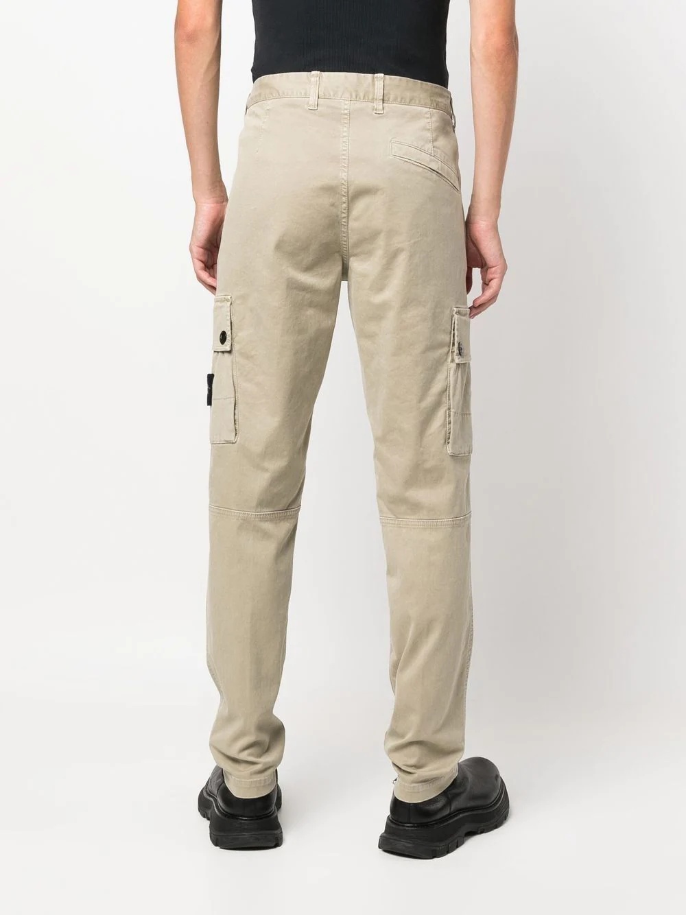 Compass-patch cargo trousers - 4