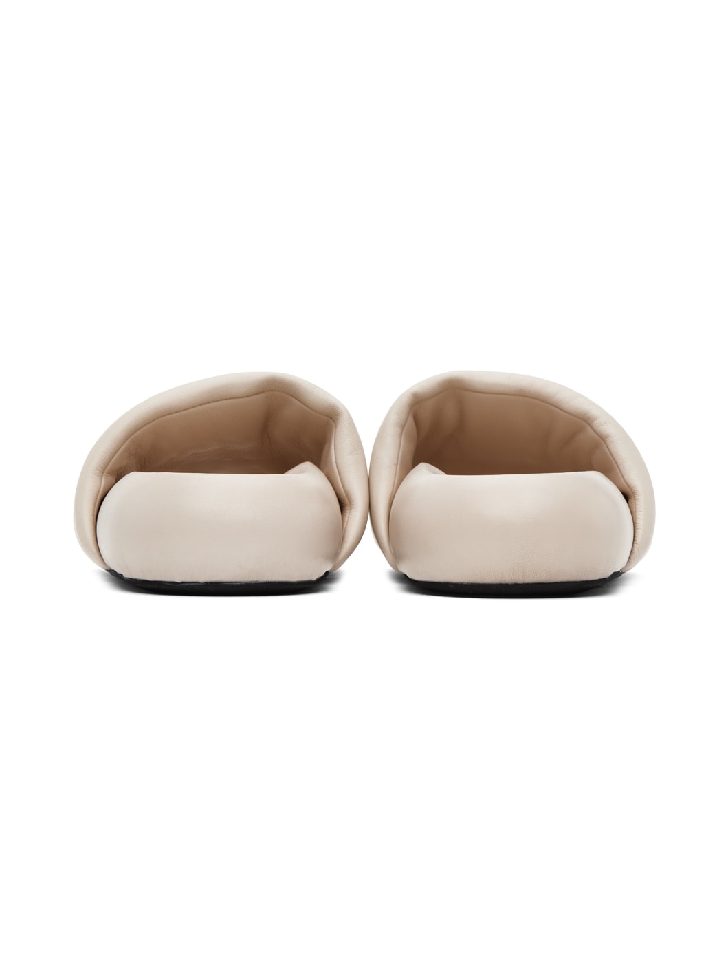Beige Pouf Sandals - 2
