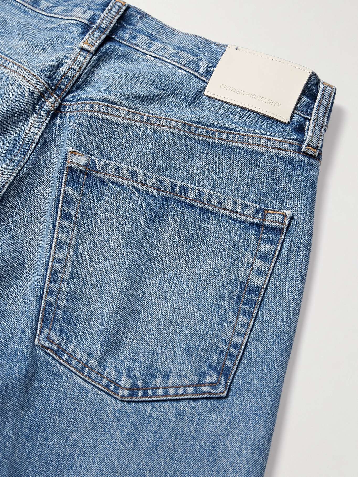Ayla Baggy distressed high-rise wide-leg jeans Mid denim - 6