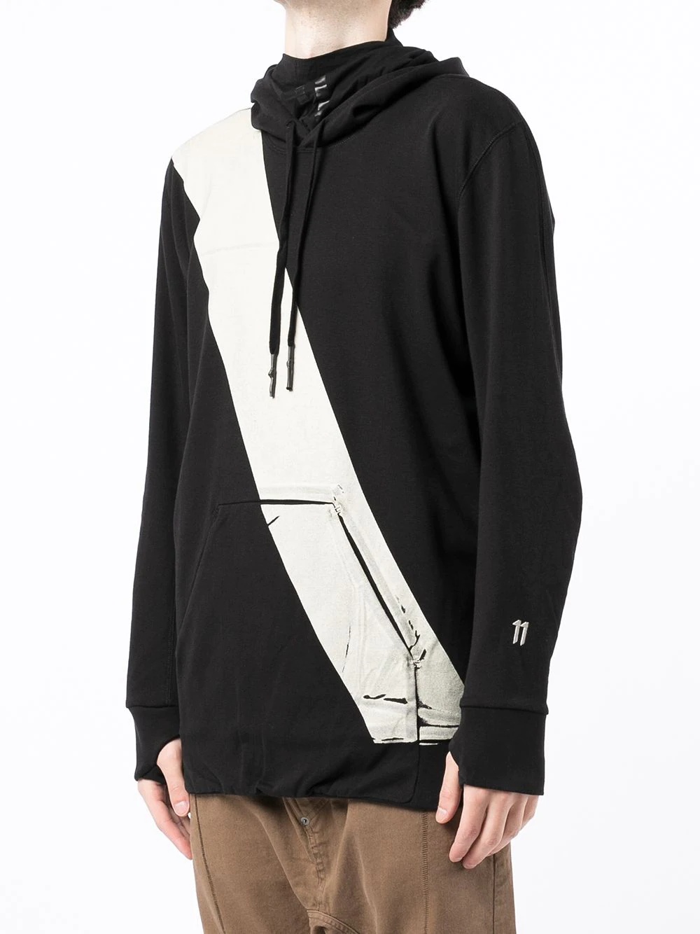 thumb slots hoodie - 3