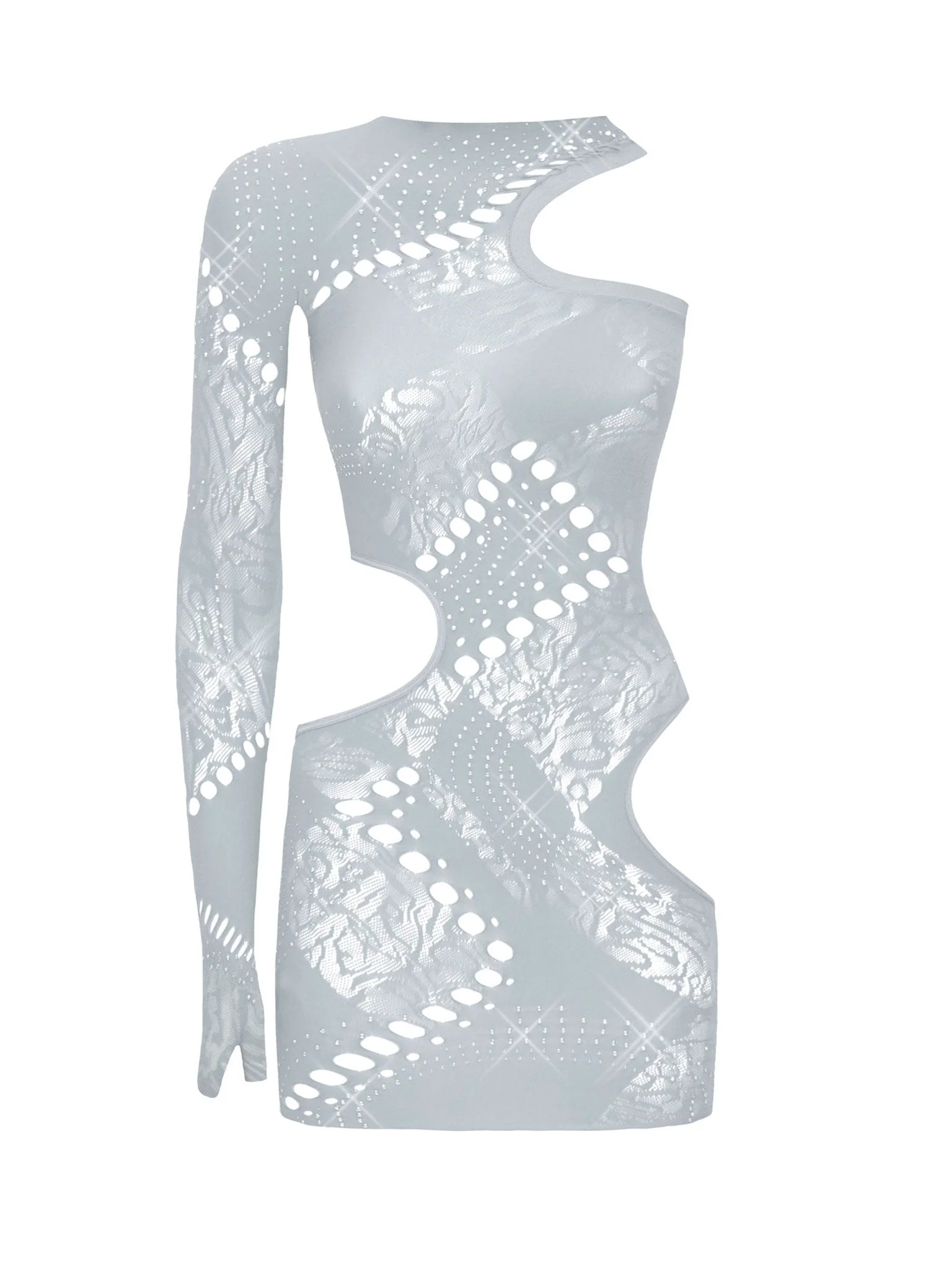BLAIZE DRESS SMOKE GREY - 1