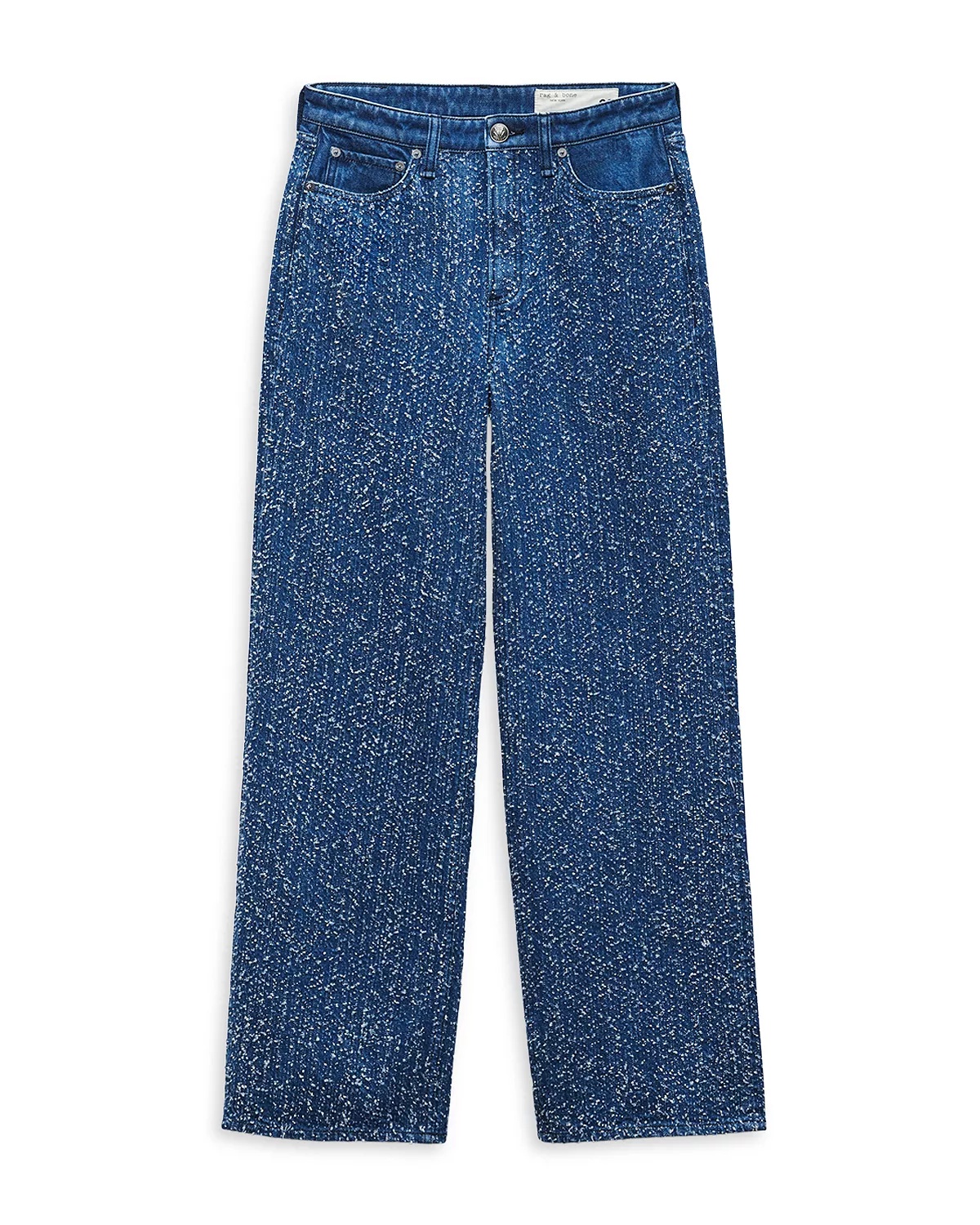 Logan High Rise Wide Leg Jeans in Midtweed - 1